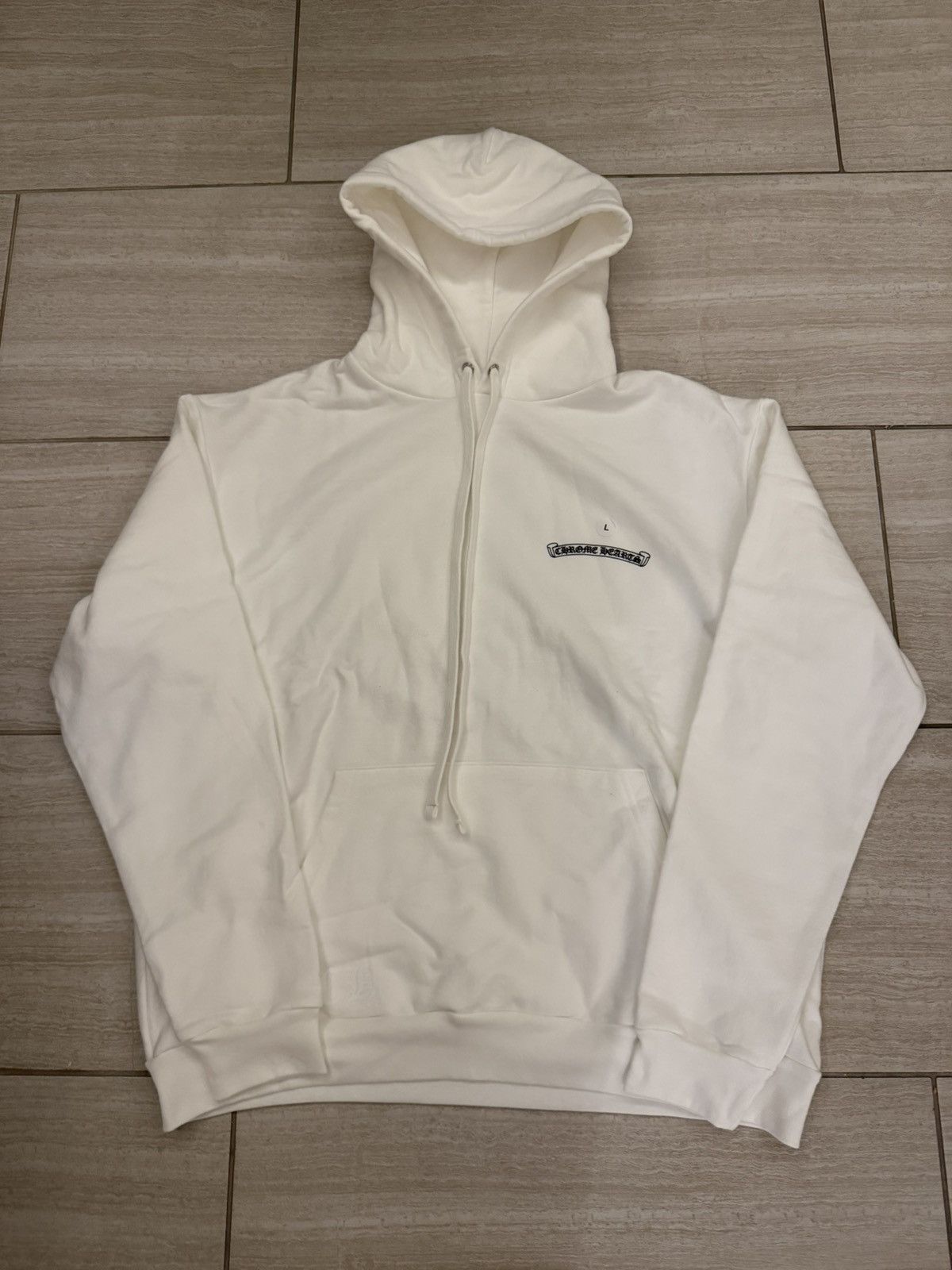 Chrome Hearts Chrome Hearts White St Barths Anker Hoodie Large Size US L / EU 52-54 / 3 - 2 Thumbnail