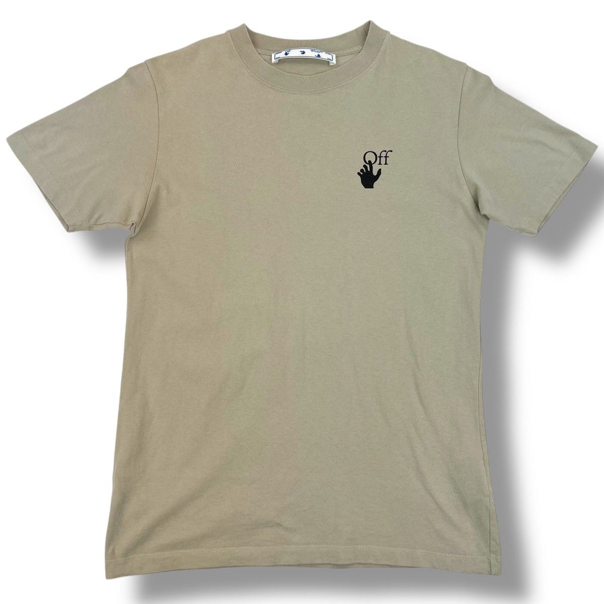 Off-White Off-White Dot Arrows Beige T Shirt Size US S / EU 44-46 / 1 - 3 Thumbnail