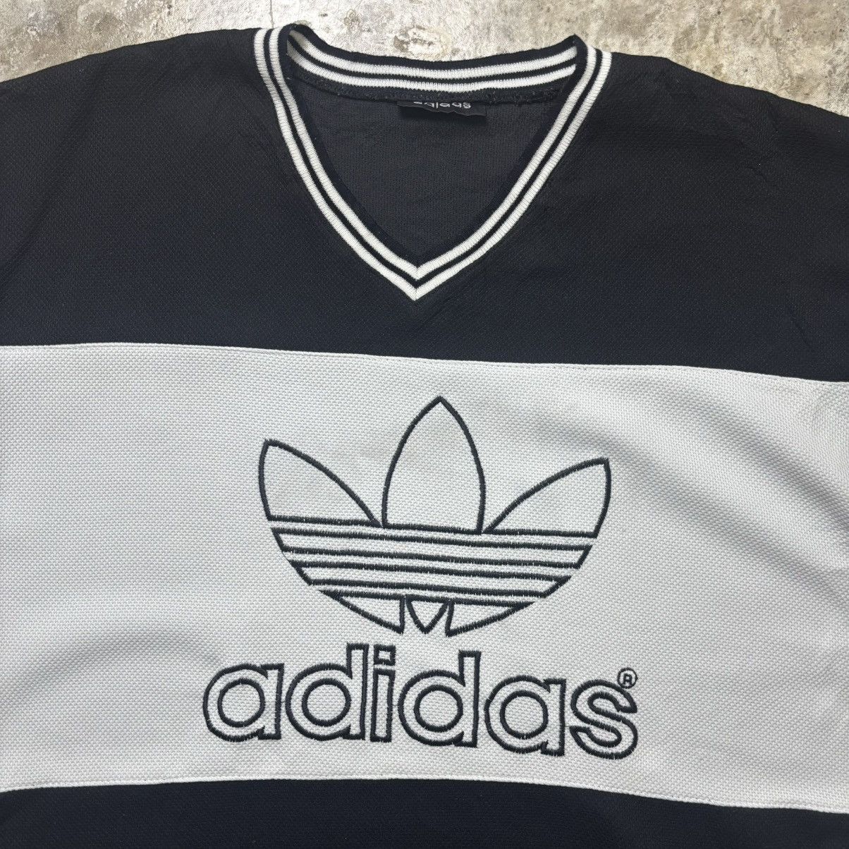 Adidas × Vintage VINTAGE ADIDAS BIG LOGO JERSEY Size US L / EU 52-54 / 3 - 2 Thumbnail