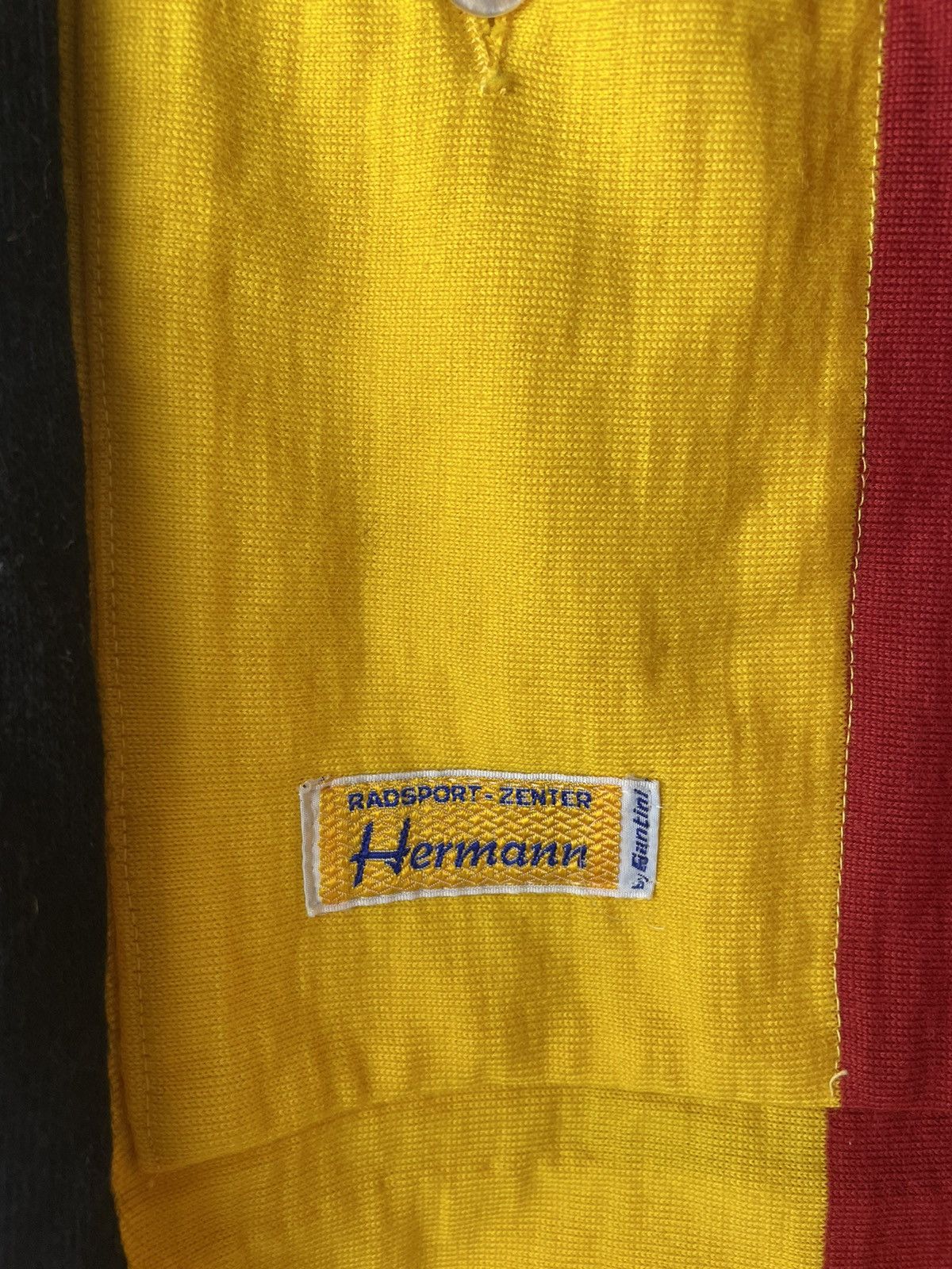 Vintage Vintage 70s Santini V.c. Vaduz Liechtenstein Cycling Jersey Size US L / EU 52-54 / 3 - 9 Thumbnail