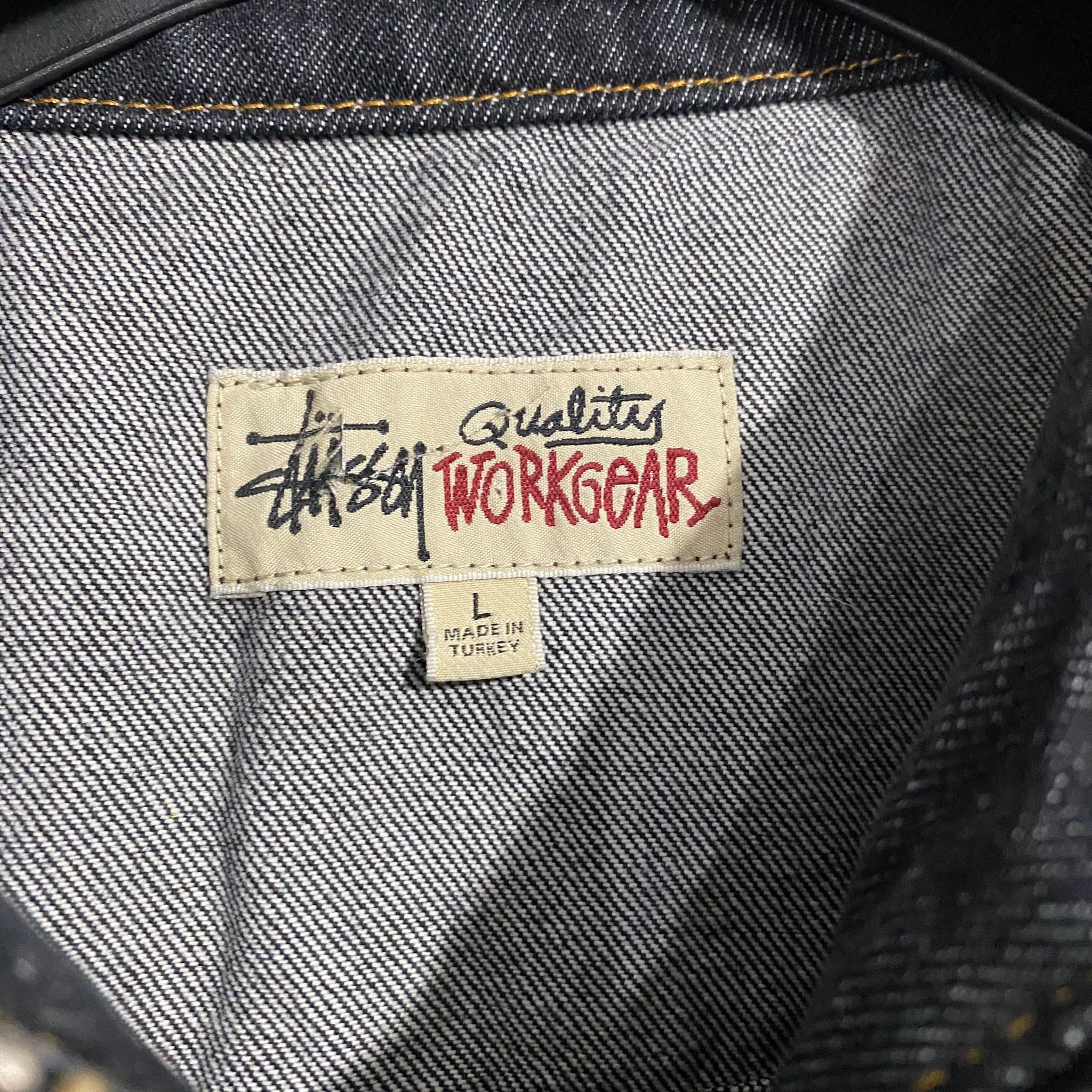 Stussy Zip Work Denim City Link Jacket Size US L / EU 52-54 / 3 - 4 Thumbnail