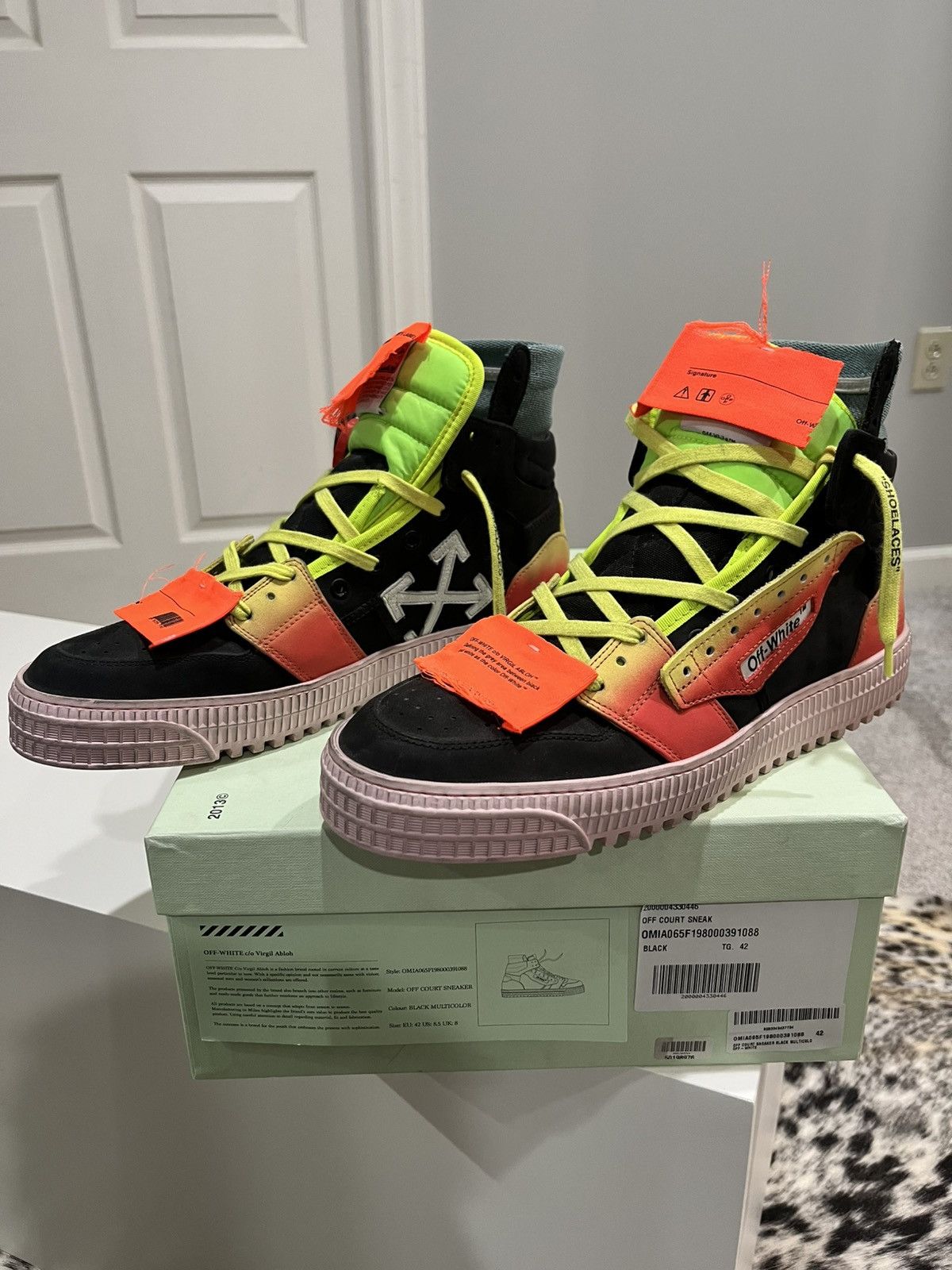 Off-White Off Court 3.0 temperature black gradient Size US 9 / EU 42 - 1 Thumbnail