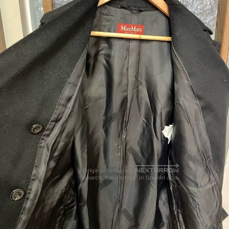 Max Mara Max Mara Black Wool Short Coat Size XXS / US 00 / IT 34 - 3 Thumbnail