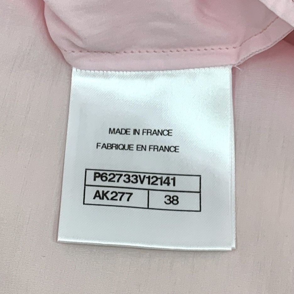 Chanel Chanel Pink Pleated Design Cotton Shirt Size S / US 4 / IT 40 - 6 Thumbnail