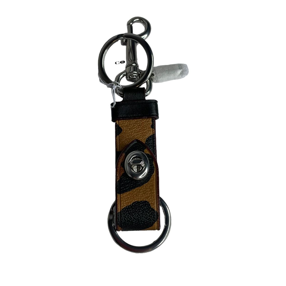 Coach Coach Trigger Snap Bag Charm Keychain With Leopard Print Size ONE SIZE - 1 Thumbnail