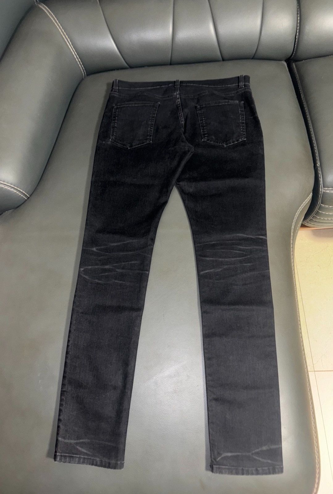 Saint Laurent Paris Saint Laurent SLP 2020FW Water Ripple Ghost Claw Basic Jeans Size US 34 / EU 50 - 2 Thumbnail