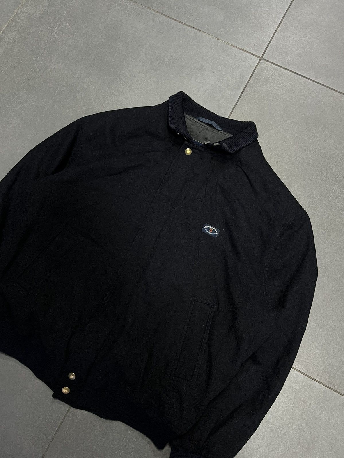 Vintage Vintage Bomber Jacket Amerigo Vespucci Rare Size US L / EU 52-54 / 3 - 3 Thumbnail
