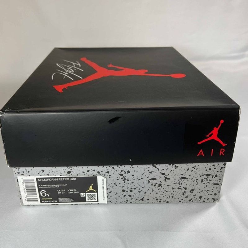 Jordan Brand × Nike Nike Air Jordan 4 Retro GS Red Thunder Men's Shoes - Size 6 Size US 6 / EU 39 - 8 Thumbnail