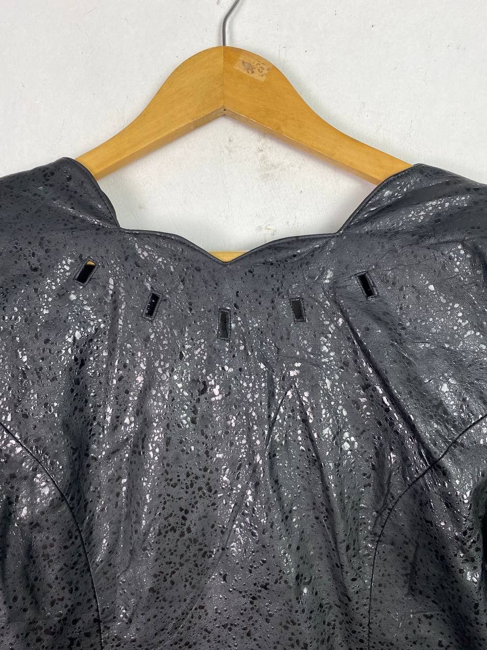 Leather lilian gray leather dress glitter design Size S / US 4 / IT 40 - 2 Thumbnail