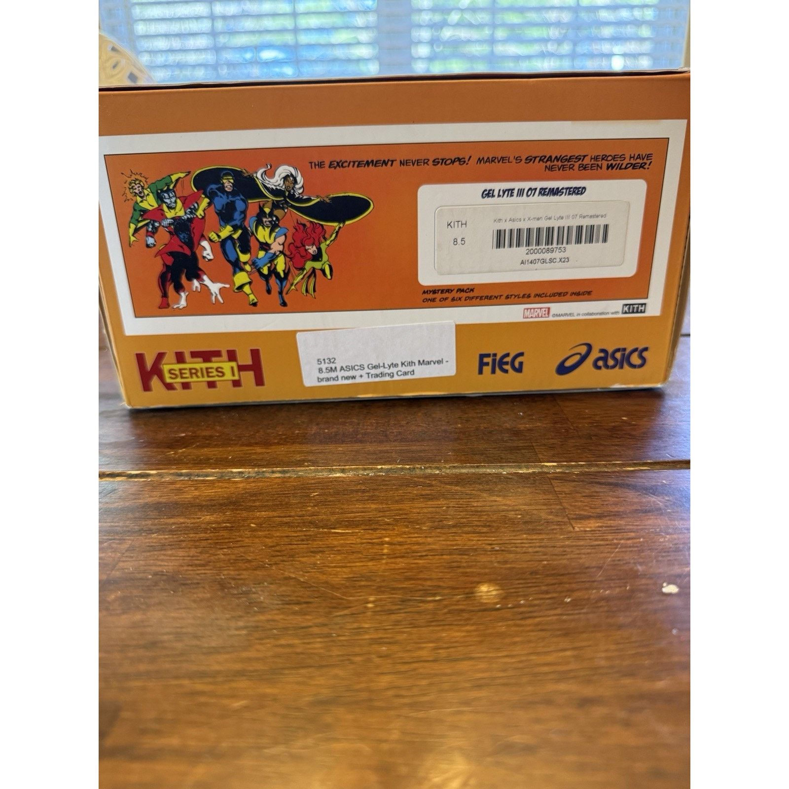 Asics Kith marvel Rogue Series 1 Box Set With Trading Card NEW, Size US 8.5 / EU 41-42 - 6 Thumbnail