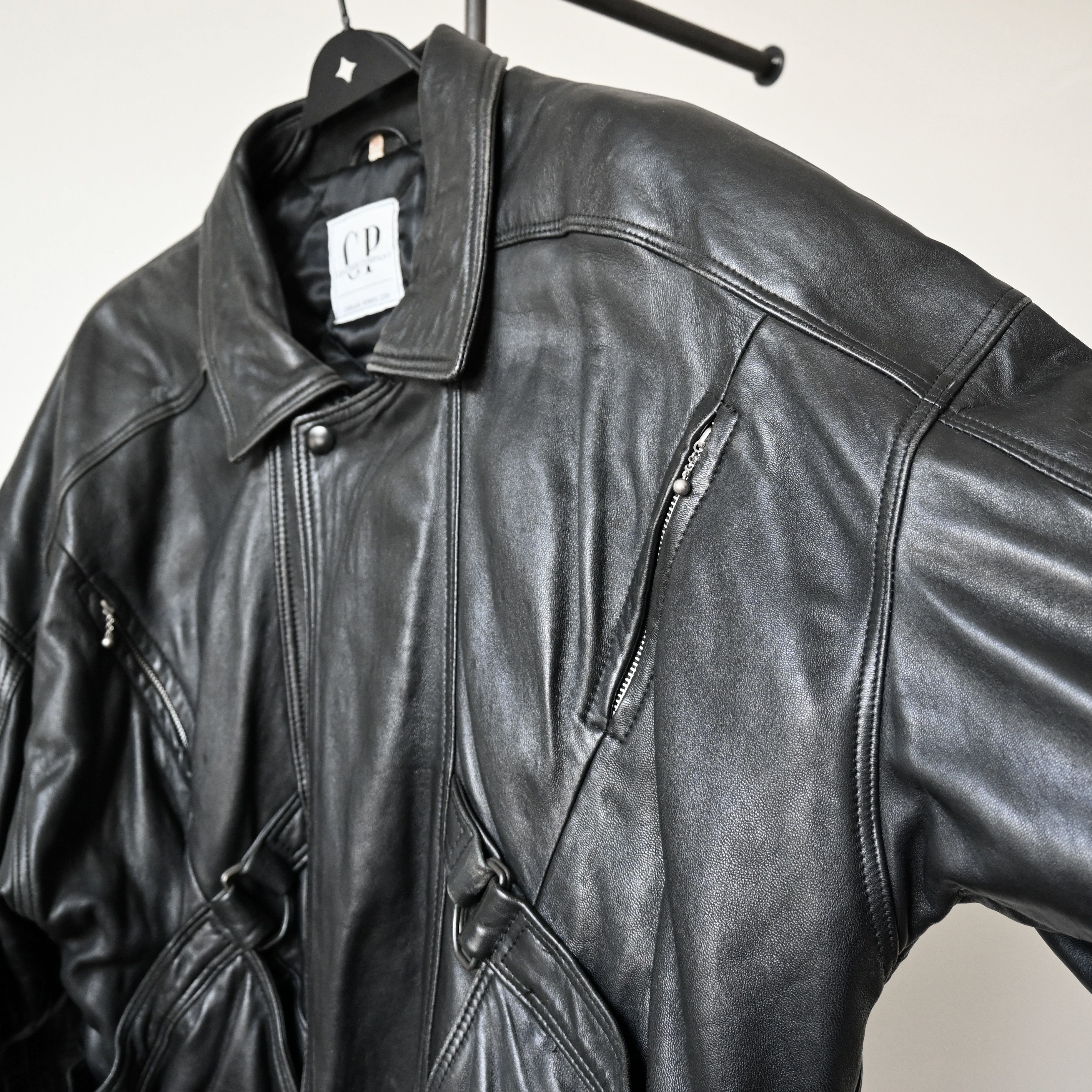 Vintage Vintage 1980s C.P. LEATHER rider jacket, made in England Size US M / EU 48-50 / 2 - 12 Thumbnail
