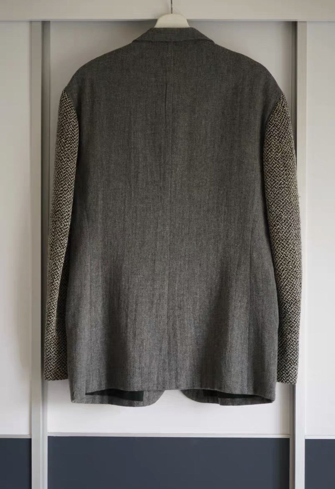 Yohji Yamamoto Yohji Yamamoto 93aw Tweed Panel Blazer K4 Size US S / EU 44-46 / 1 - 2 Thumbnail