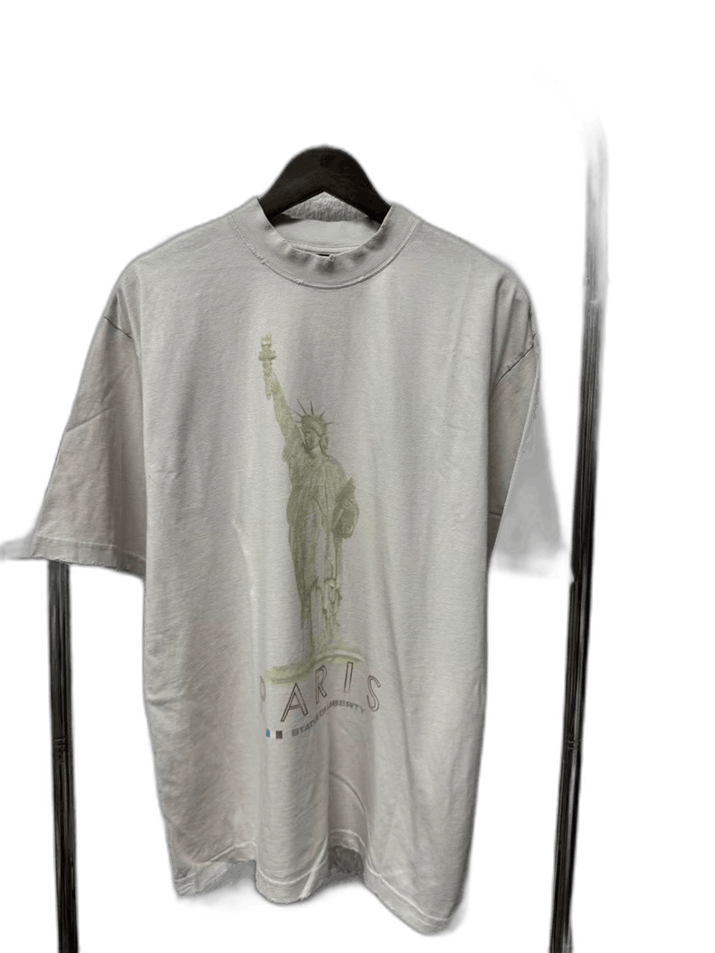 Balenciaga Balenciaga Statue of Liberty Short Sleeve T-shirt Size US S / EU 44-46 / 1 - 1 Thumbnail