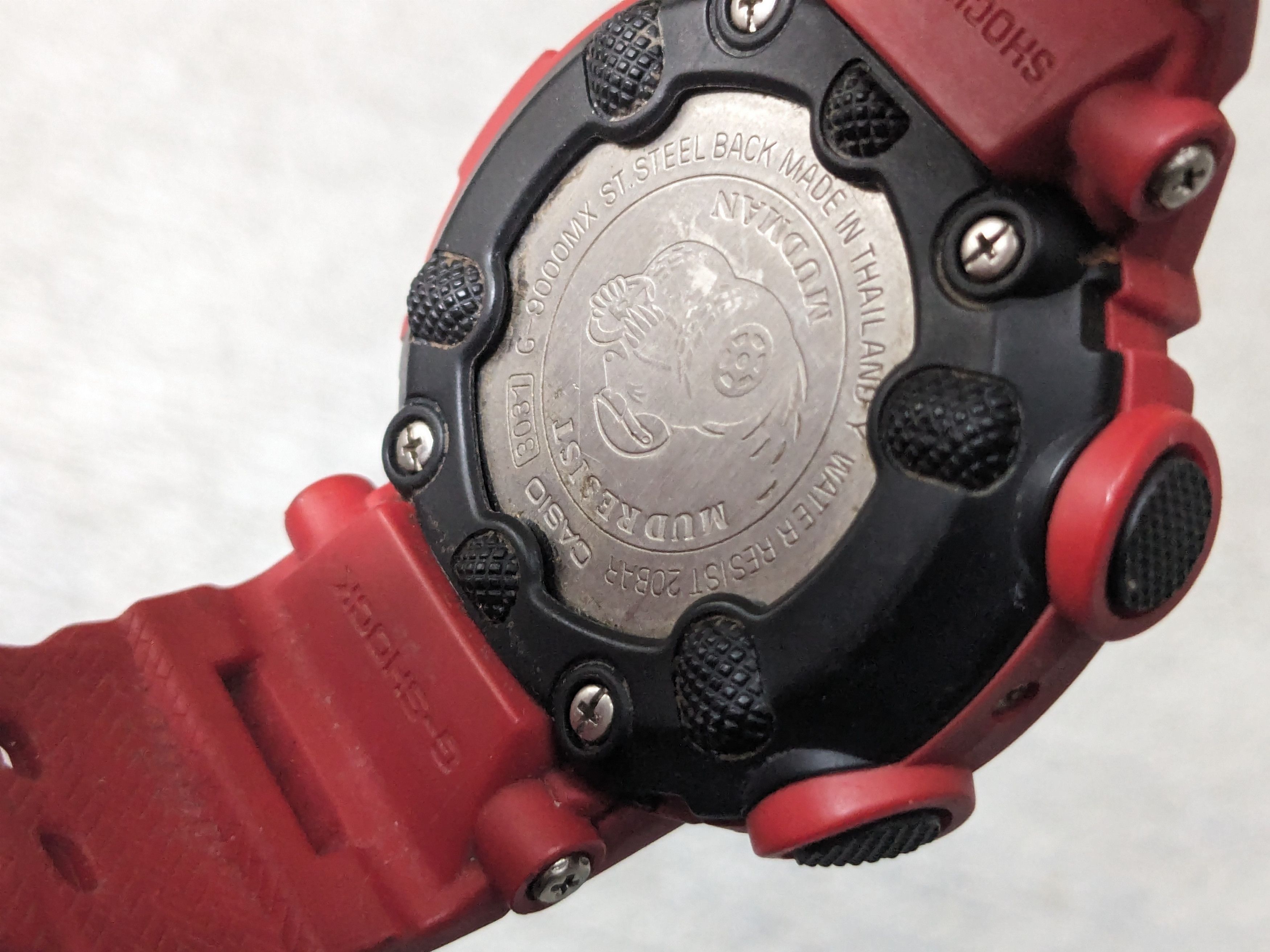 Casio × G Shock Casio G-Shock Mudman Red G-9000MX-4D 3031 Watch Size ONE SIZE - 9 Thumbnail