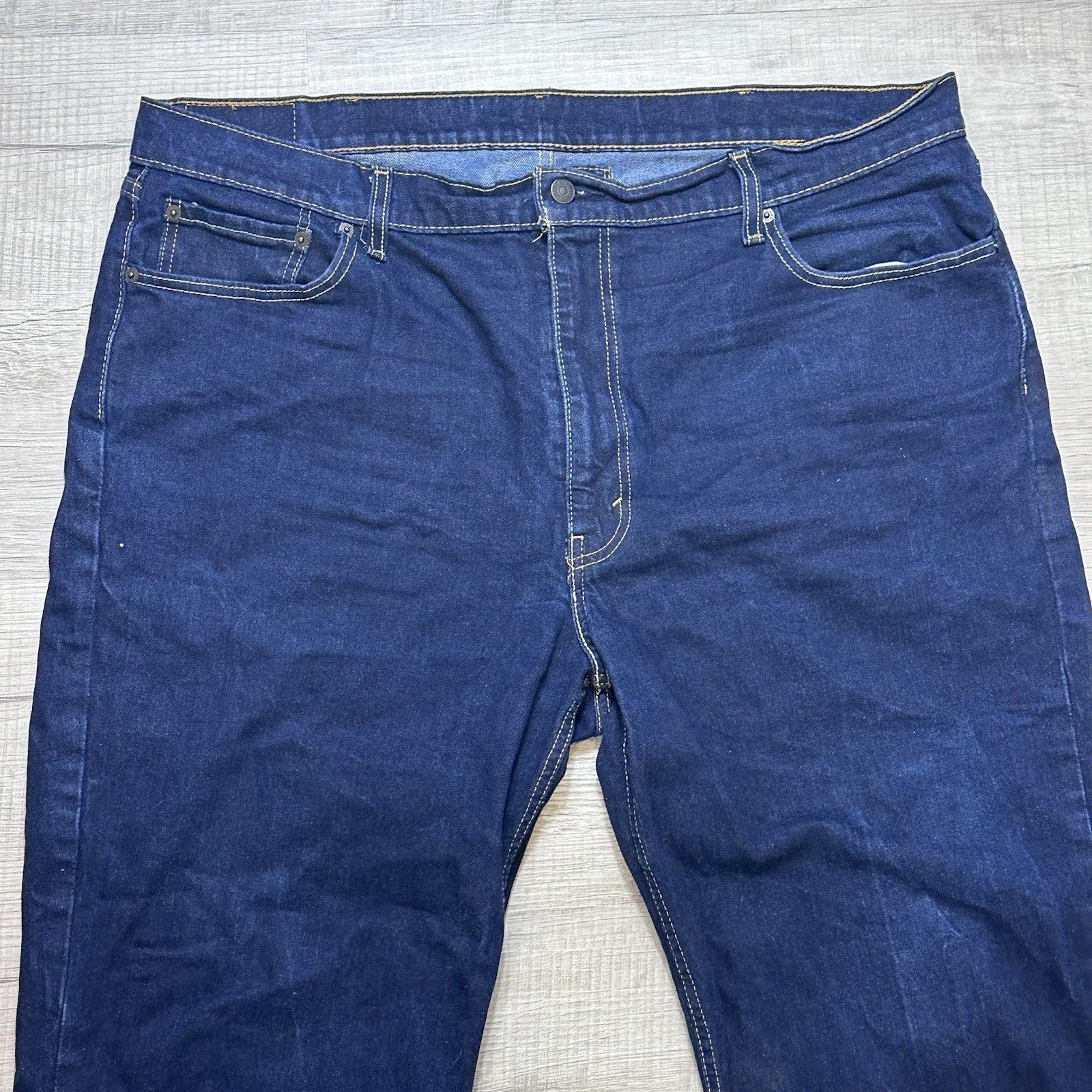 Levi's Levis 550 Jeans 42x34 Relaxed Fit Straight Leg Dark Men's Size US 42 / EU 58 - 4 Thumbnail