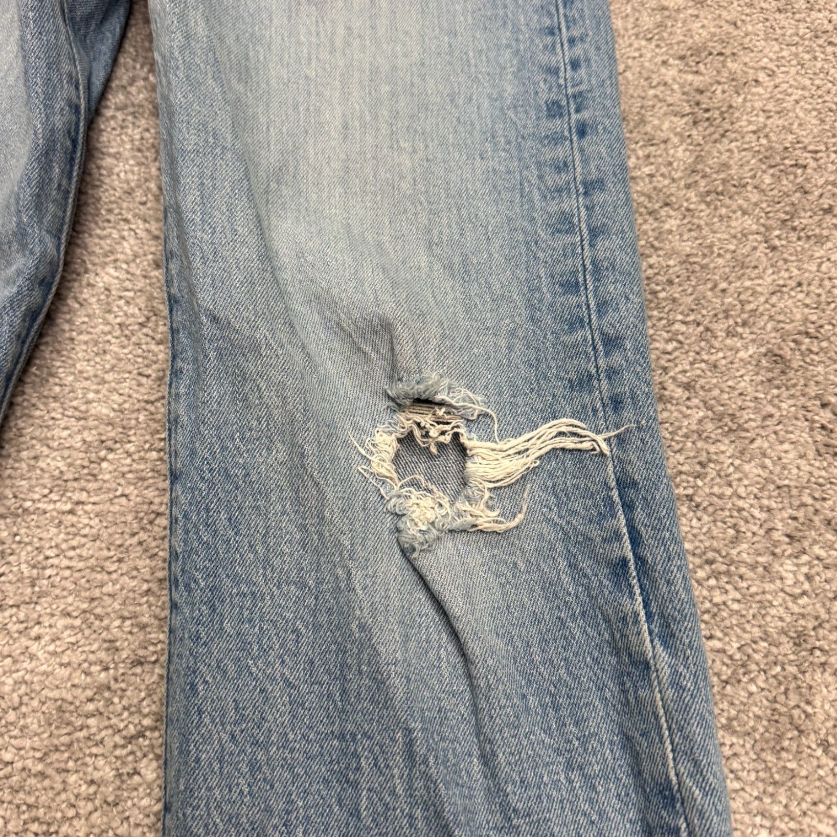 Levi's Levi's Premium Wedgie Straight Leg Jeans Button Fly Denim Womens 26 High Rise Size 26" / US 2 / IT 38 - 5 Thumbnail