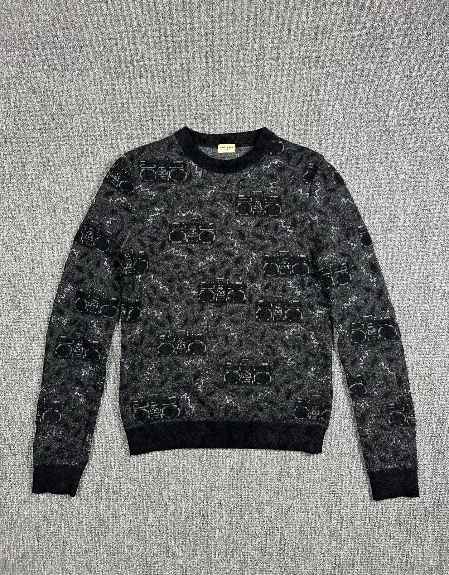 Yves Saint Laurent YSL Men's Wool Blend Knit Sweater Size US XS / EU 42 / 0 - 1 Thumbnail
