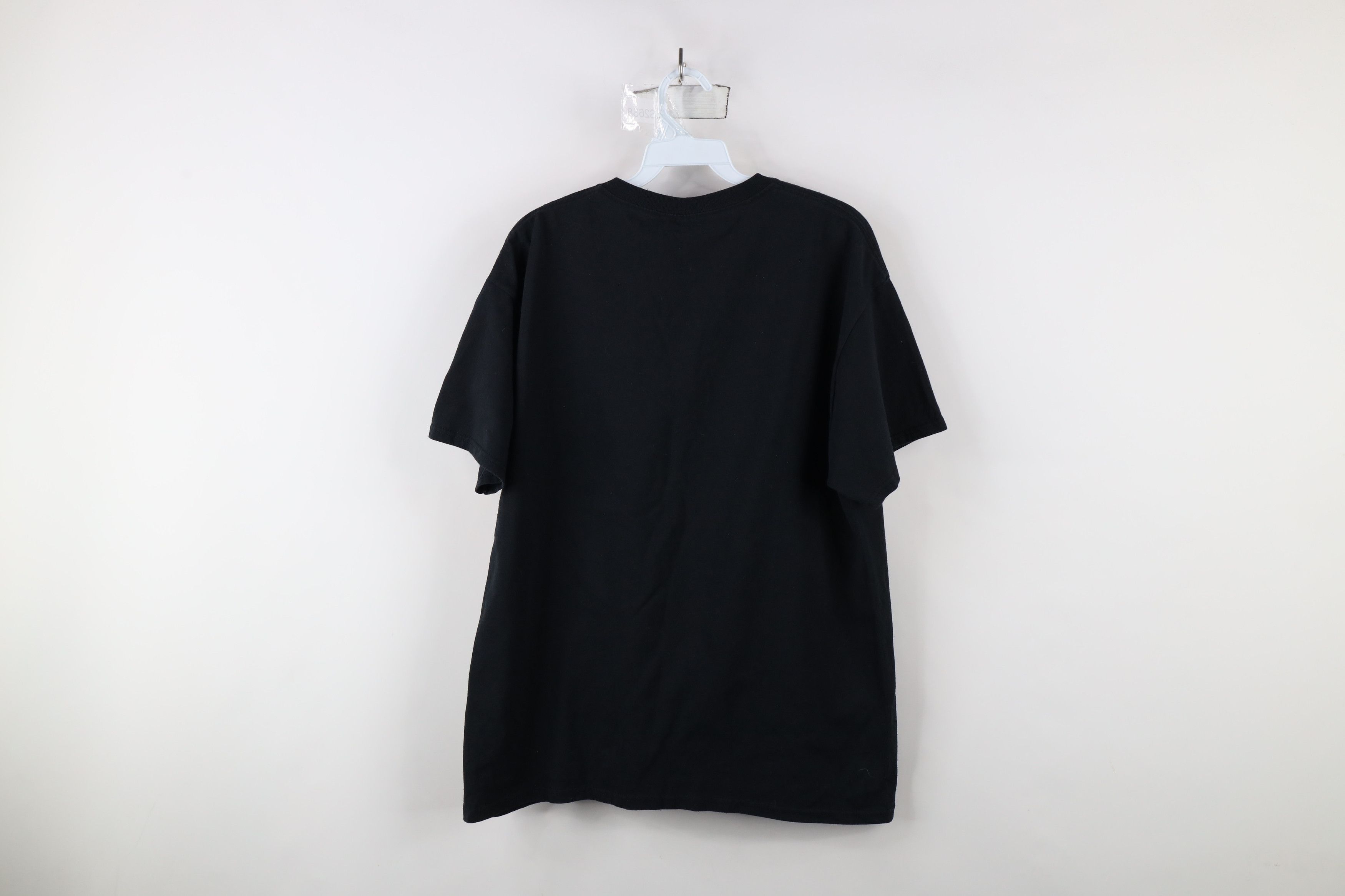 Vintage Vintage 90s Spell Out USA Flag Jeep Motors T-Shirt Black Size US L / EU 52-54 / 3 - 6 Thumbnail