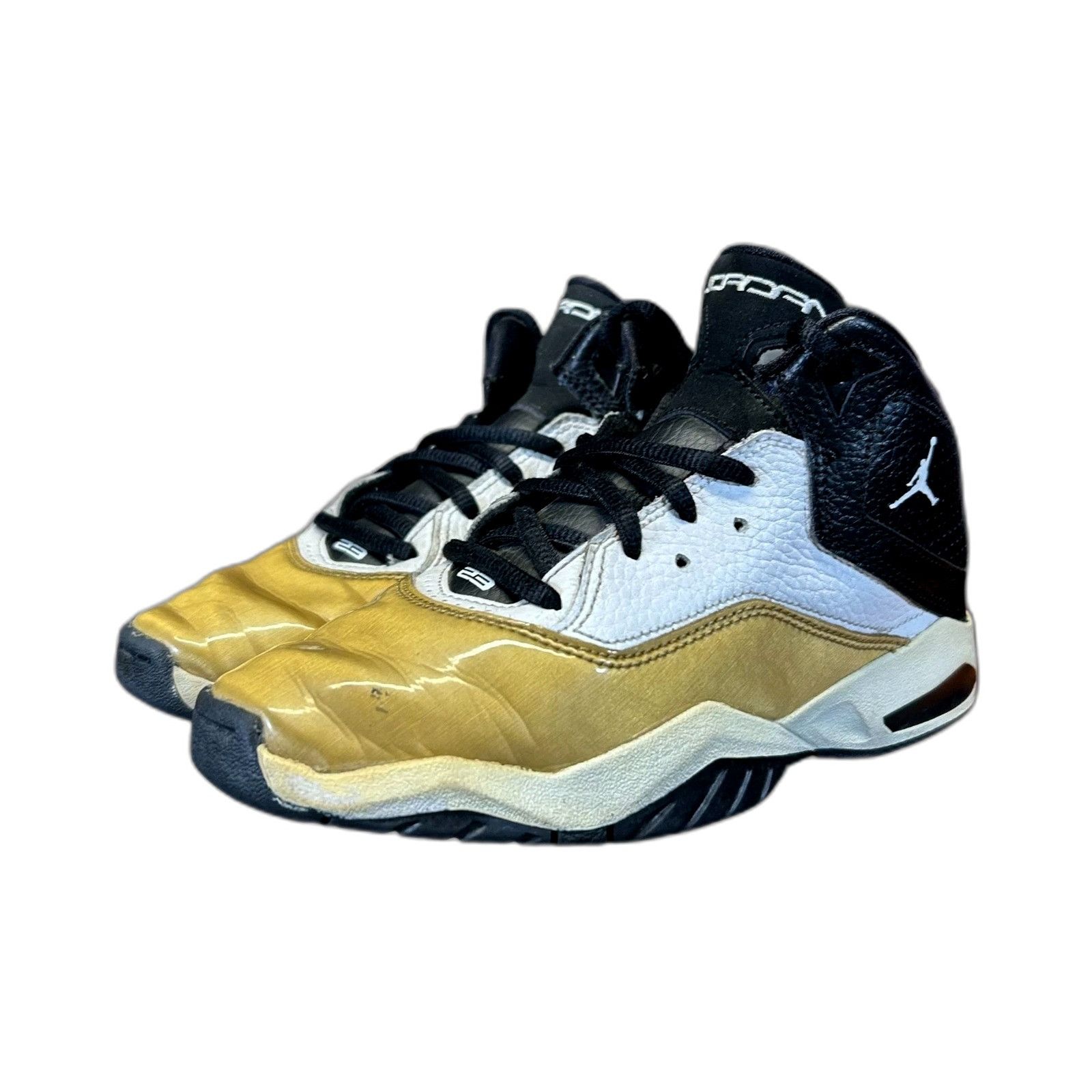 Nike Jordan Trainers Kids Size US 1.5Y B'Loyal TD White Black Gol Size US XXS / EU 40 - 5 Thumbnail