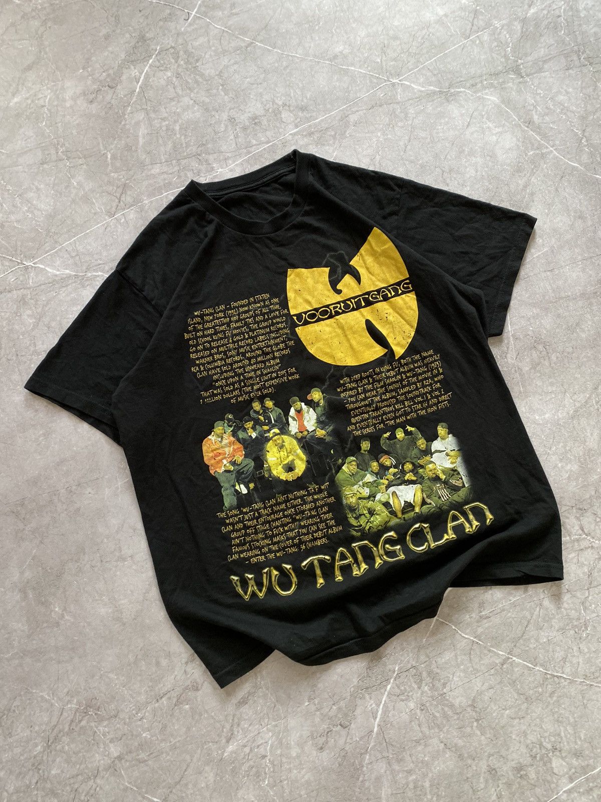Rap Tees × Vintage × Wu-Tang Clan Vintage Wu Tang Clan FOREVER Big Logo T-Shirt 90s Rap Tee Size US L / EU 52-54 / 3 - 1 Thumbnail