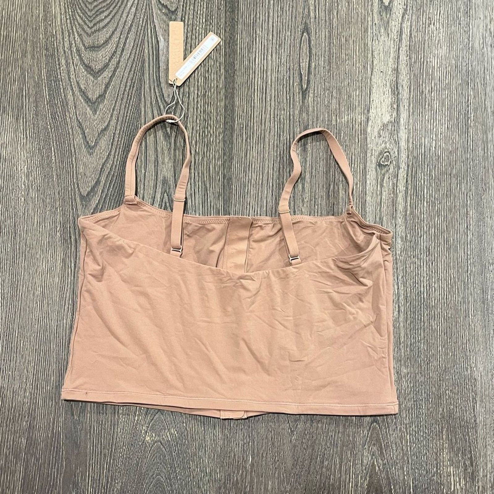 SKIMS NWT Skims Fits Everybody Adaptive Cami Crop Top Sienna 3X Size 3XL / US 20-22 - 2 Thumbnail