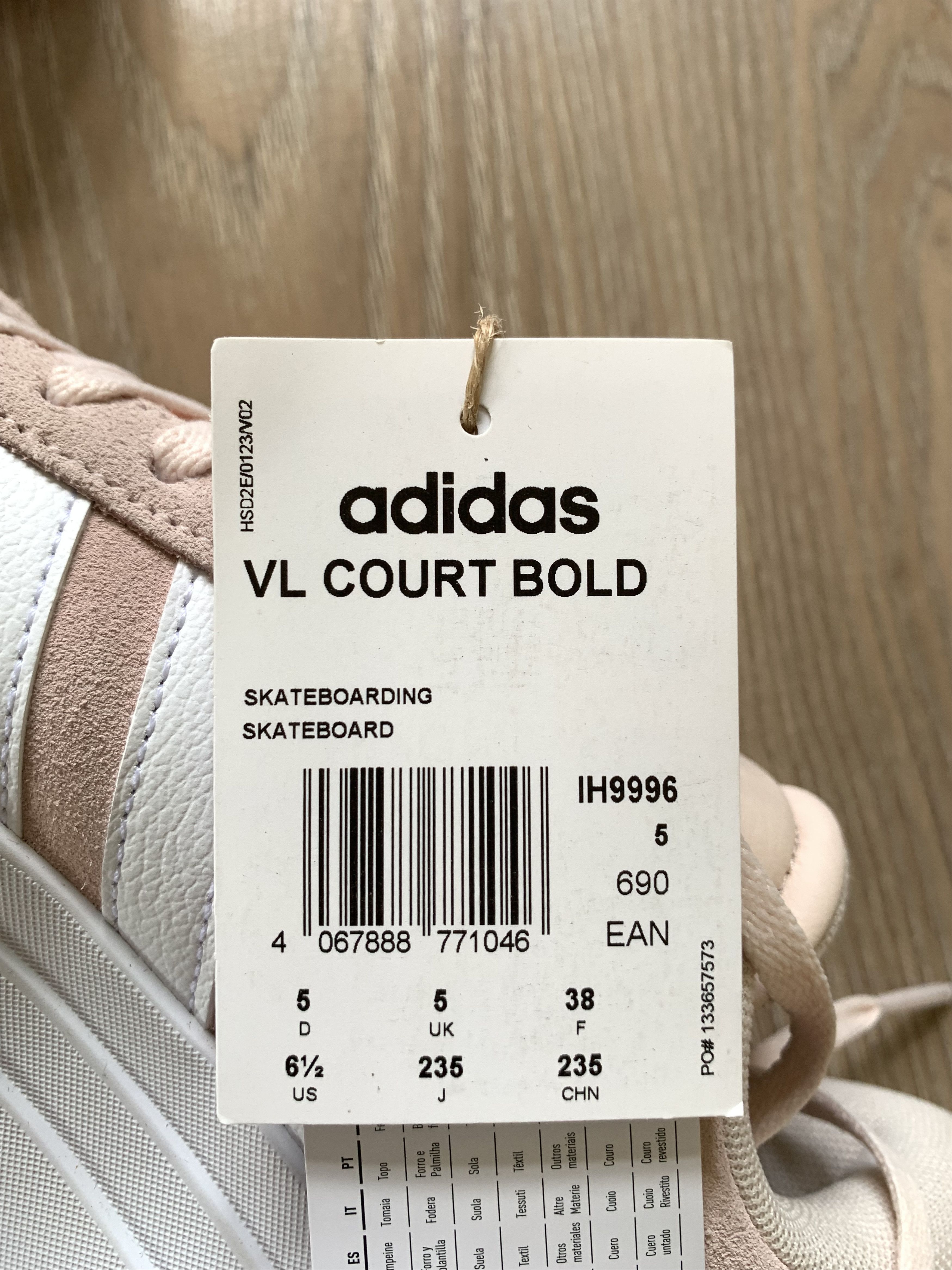 Adidas Adidas VL Court Bold Sneakers Size US 7 / IT 37 - 9 Thumbnail