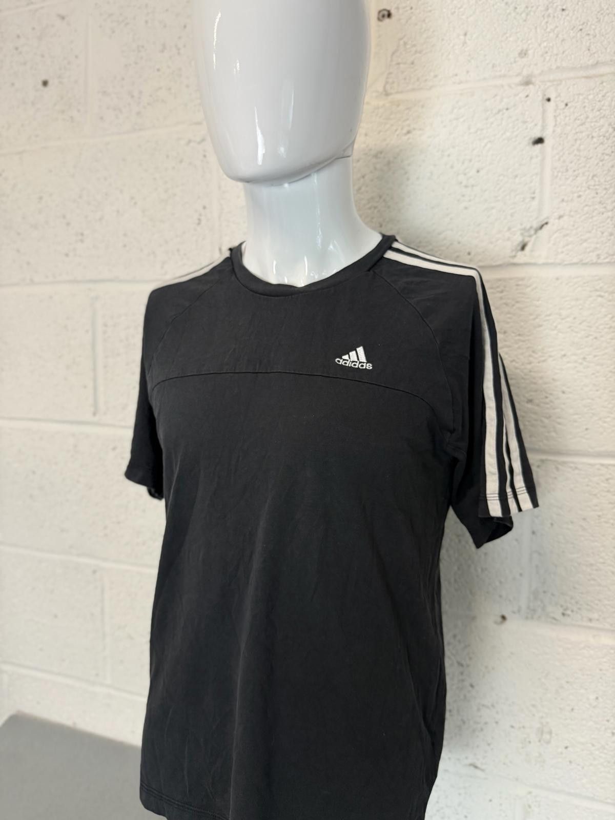Adidas Adidas Black White Essentials T-Shirt Mens Size S Size US S / EU 44-46 / 1 - 3 Thumbnail
