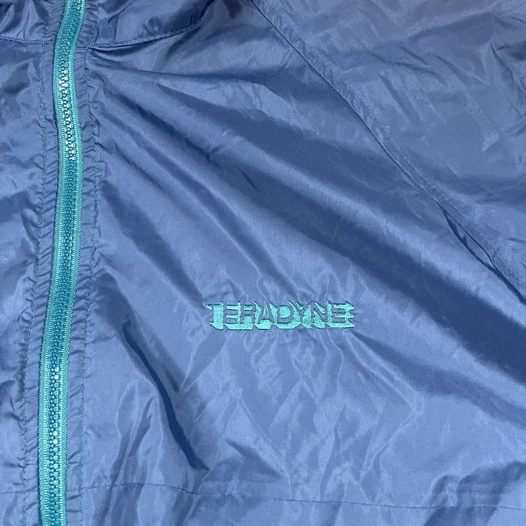 Dunbrooke Dunbrooke Windbreaker Jacket Men XL Blue Green Full Zip Hooded WarmUp Windbreaker Jacket XL Men Size US XL / EU 56 / 4 - 3 Thumbnail