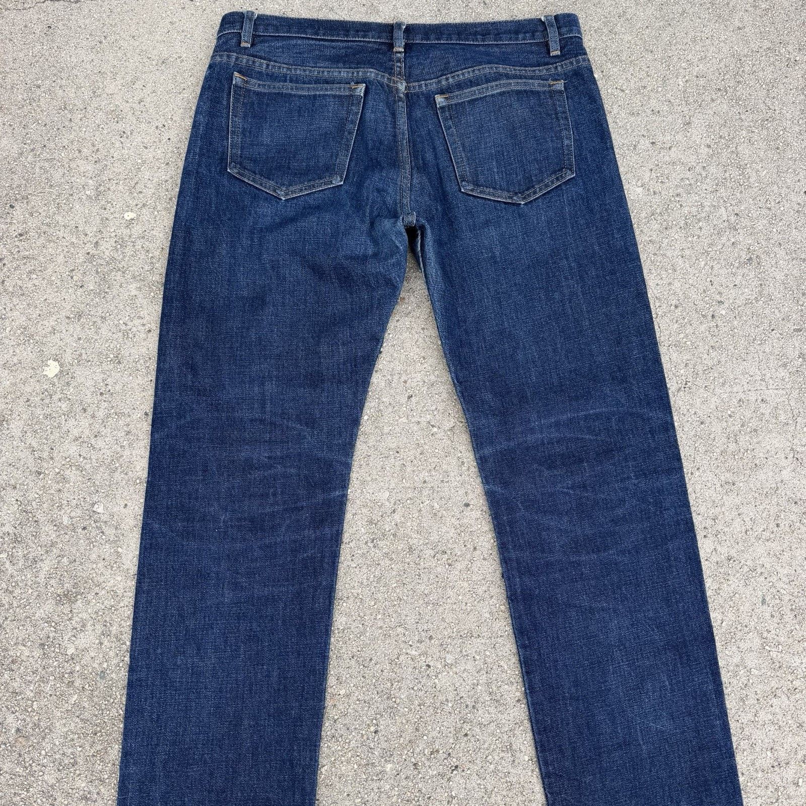 A.P.C. APC Petite Standard Dark Wash Selvedge Denim Jeans Sz 33 Size US 33 - 5 Thumbnail