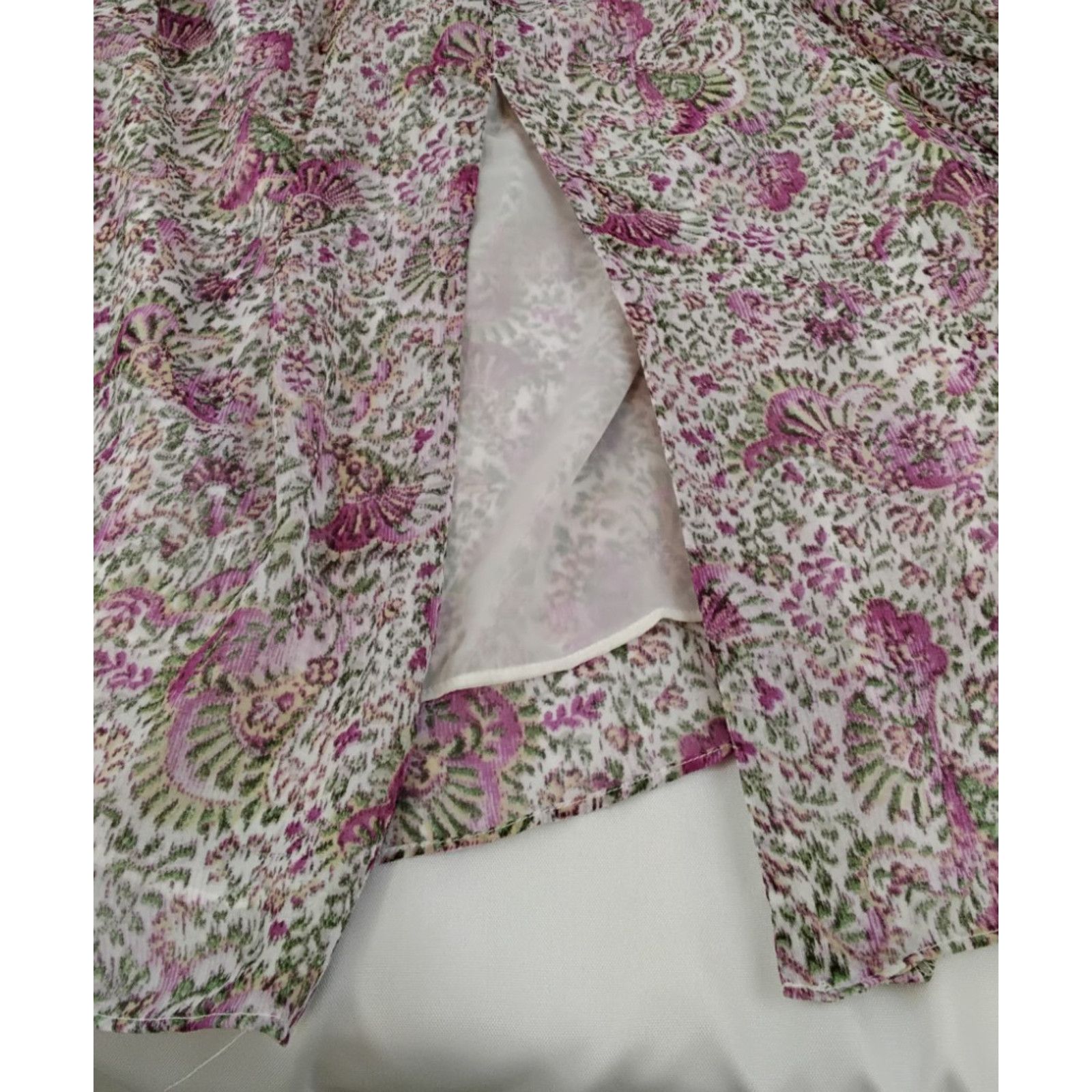 Ann Taylor Ann Taylor Dress Women's 14 Pink Floral Maxi NWT MSRP $189 Size XL / US 12-14 / IT 48-50 - 6 Thumbnail