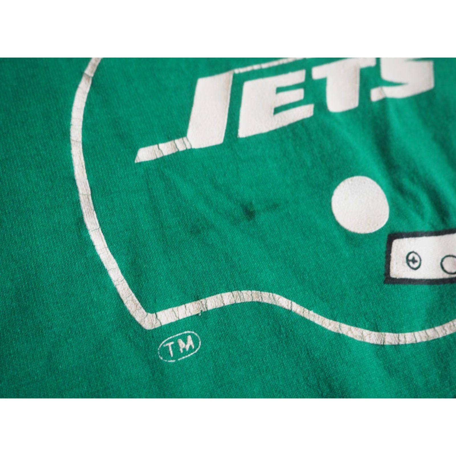 Logo 7 VTG 90s Logo 7 NFL New York Jets Green T-Shirt L USA V-Neck Tee Shirt Short Sleeve Mens Baseball Graphic Tee Size US L / EU 52-54 / 3 - 7 Thumbnail