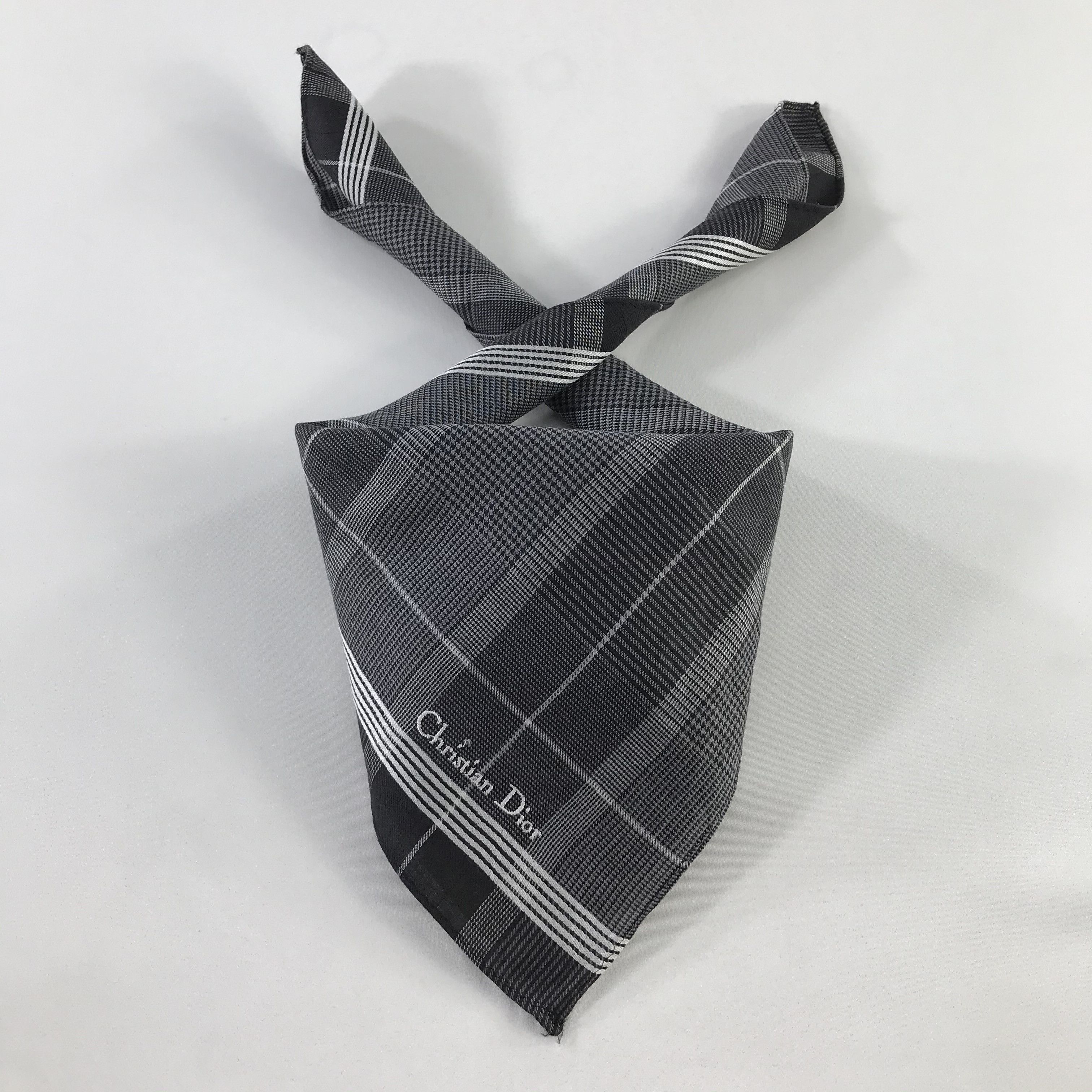 Christian Dior Monsieur × Vintage Christian Dior Bandana / Handkerchief / Neckerchief - S828 Size ONE SIZE - 3 Thumbnail