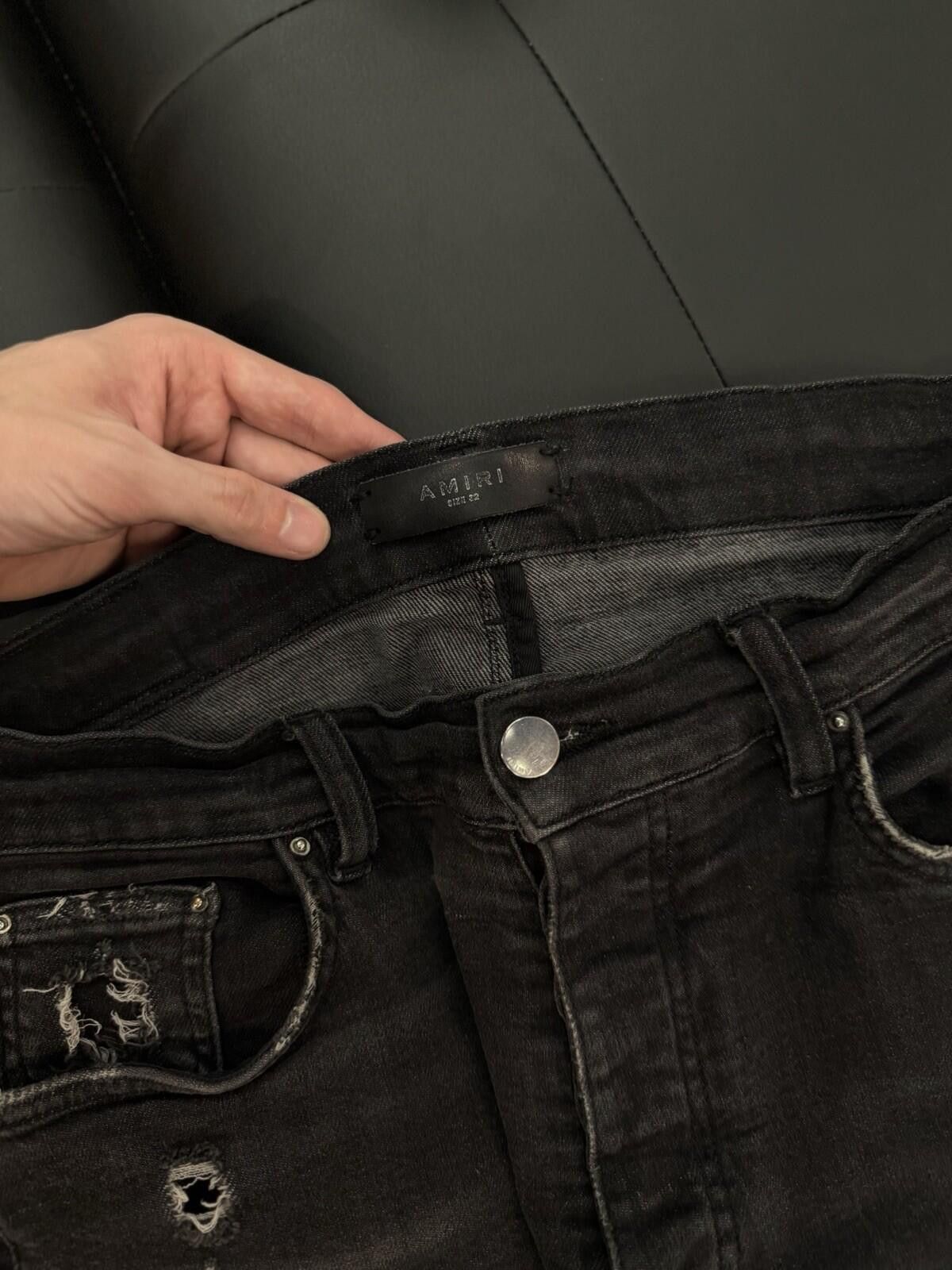 Amiri Size 30 - Amiri Black Jeans 100% Authentic Quick Shipping Size US 30 / EU 46 - 9 Thumbnail