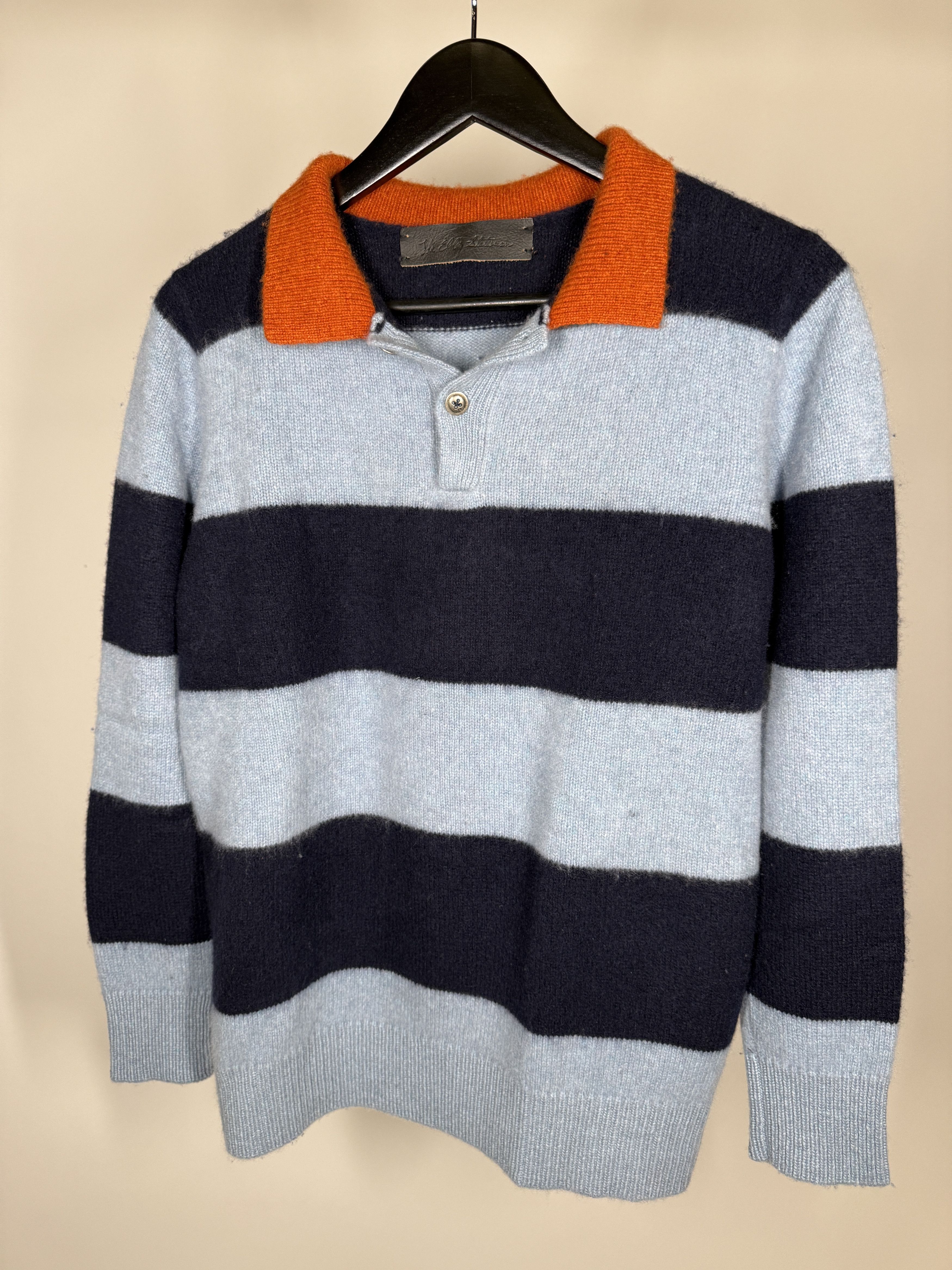 The Elder Statesman Stripe long sleeve polo Size US L / EU 52-54 / 3 - 1 Thumbnail