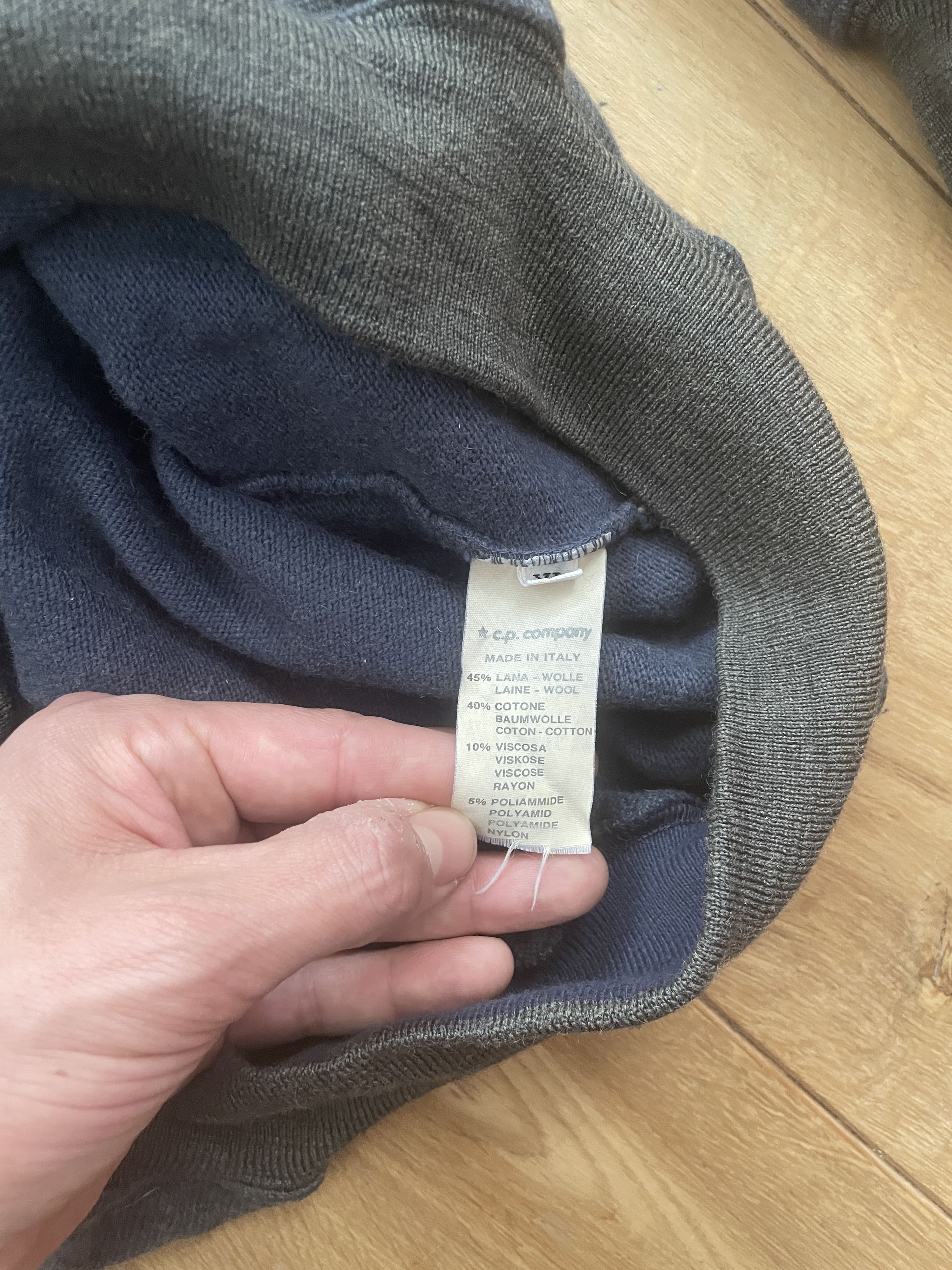 Massimo Osti × Stone Island Stone Island crewneck 1994, centre logo, vintage Size US XL / EU 56 / 4 - 6 Thumbnail