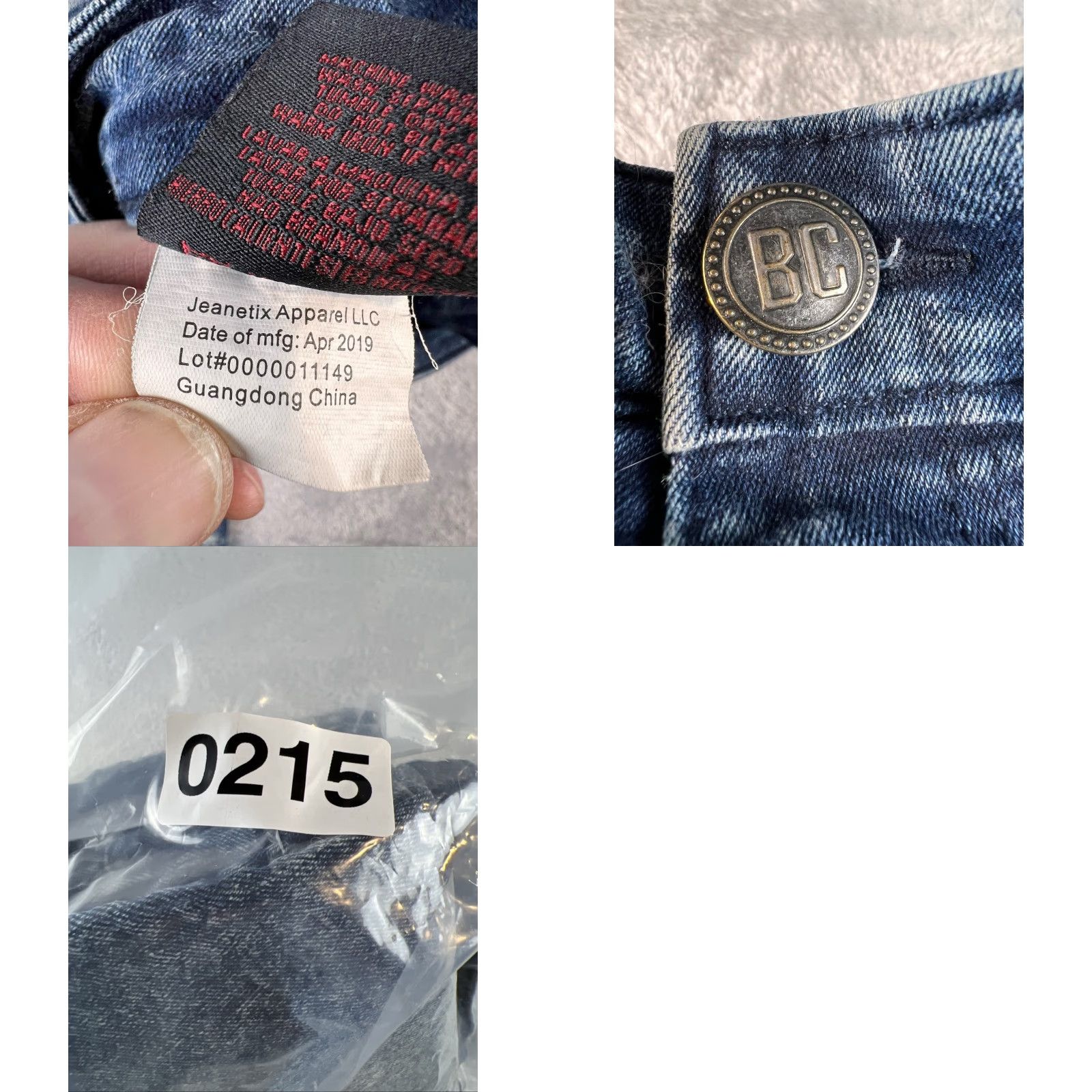 Vintage Blue Cult Jeans Mens 38 Slim Straight Rock City Blue 30.5in Inseam Mens Jeans Slim Straight Rock City Bleached Size US 38 / EU 54 - 9 Thumbnail