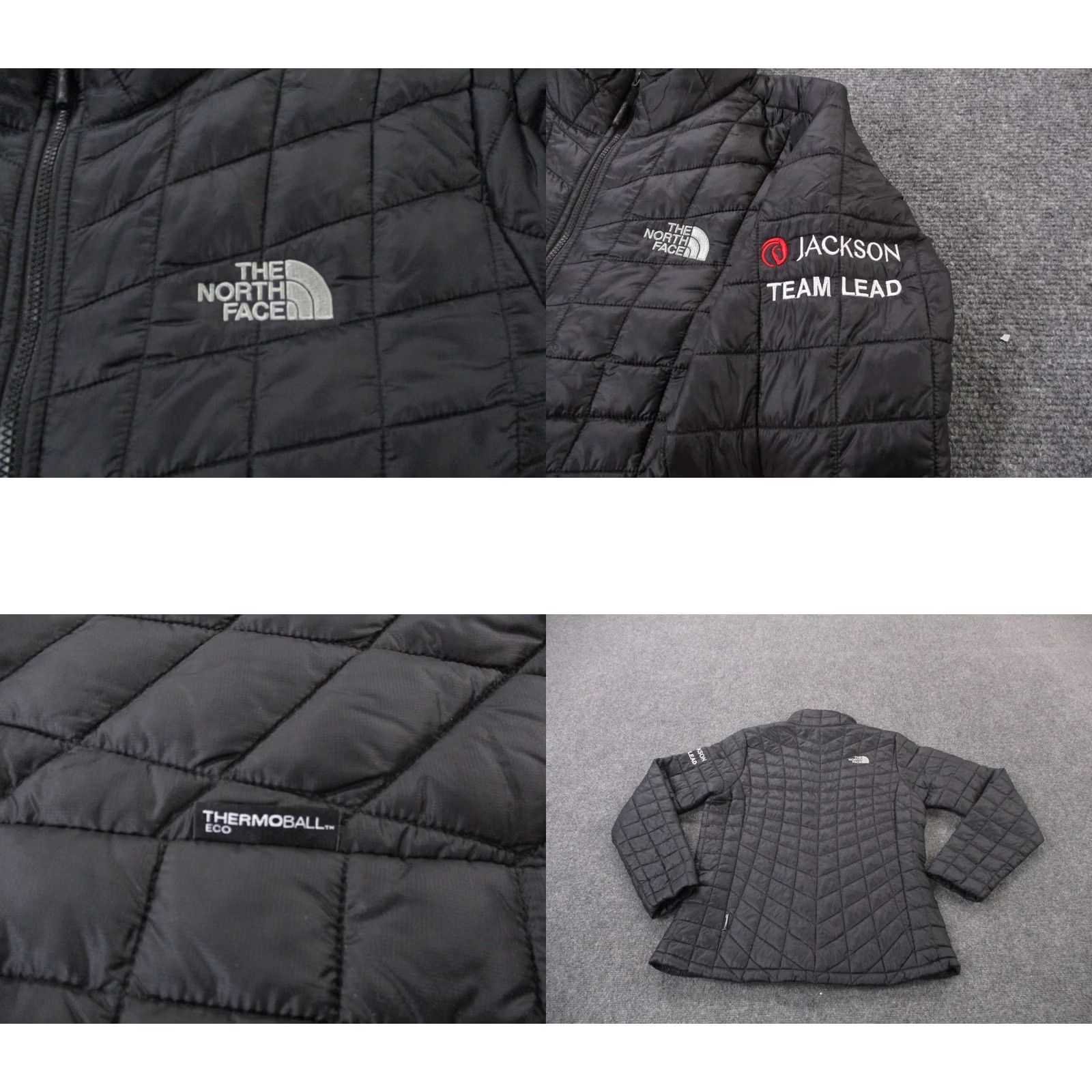 The North Face Nike The North Face Thermoball Jacket Women M Black Quilted Puffer Winter Outdoor Size M / US 6-8 / IT 42-44 - 8 Thumbnail