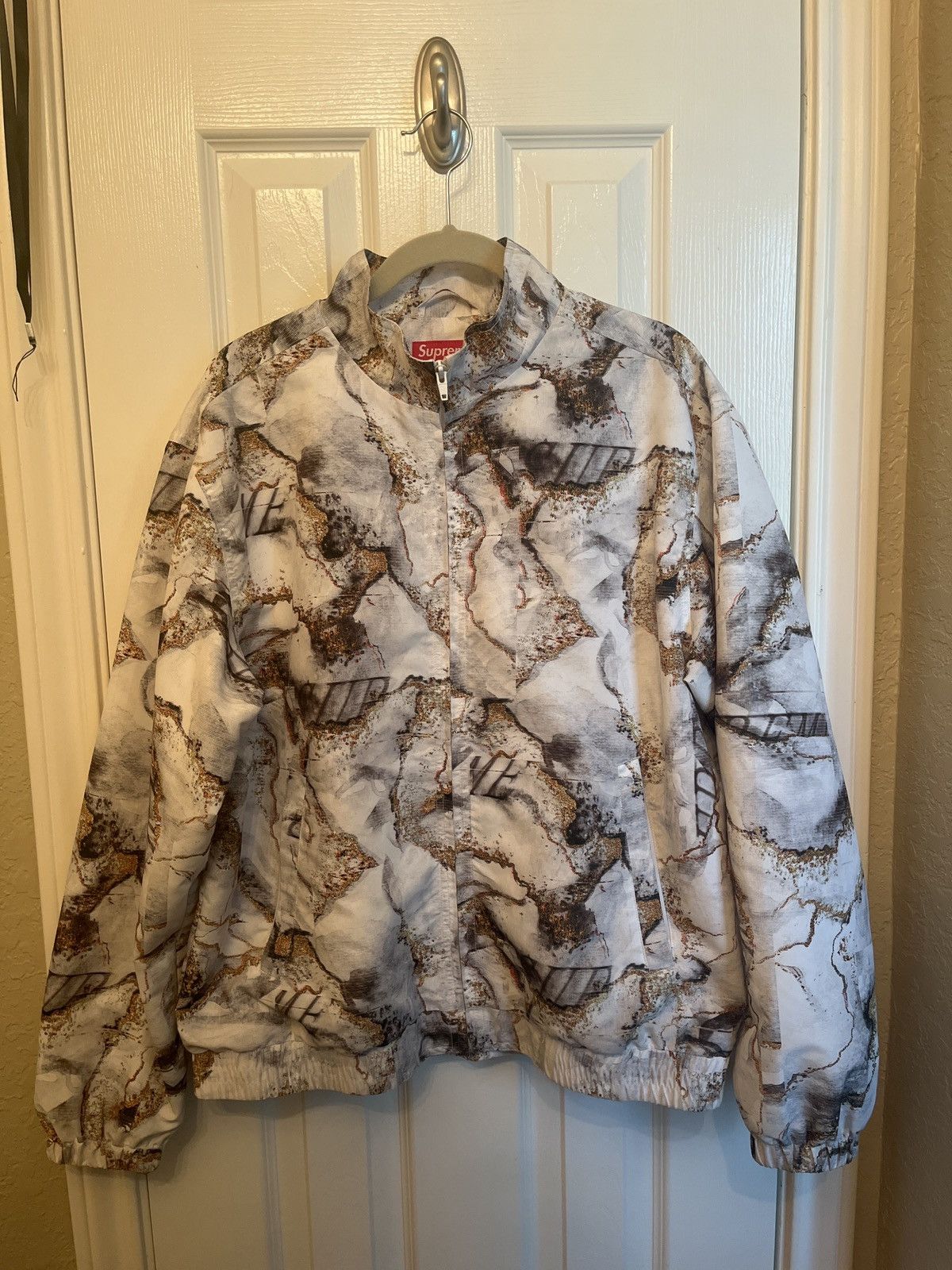 新作 Supreme Marble Track Jacket purple XL | medicalzonemangohill