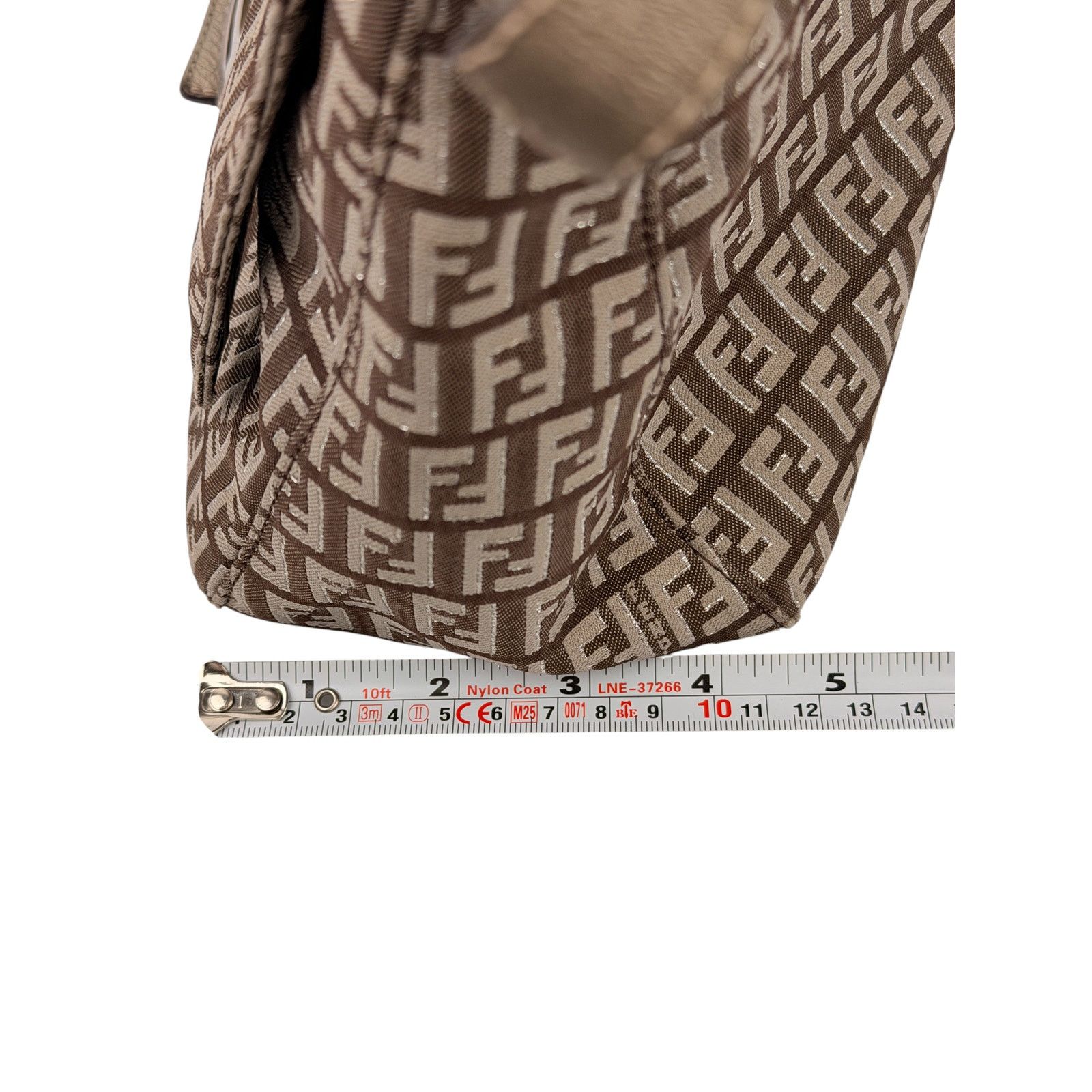 Fendi Fendi Zucchino Fabric and Leather Mama Baguette Bag Size ONE SIZE - 15 Thumbnail