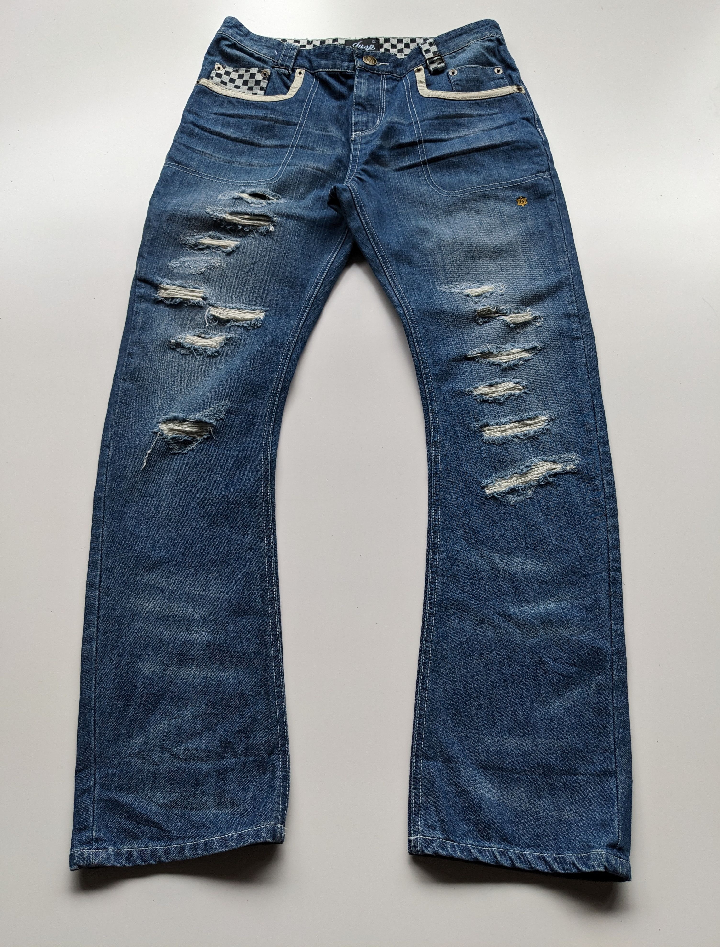 Japanese Brand × Jean × Le Grande Bleu (L.G.B.) Inspiration curve leg jeans Size US 33 - 1 Thumbnail
