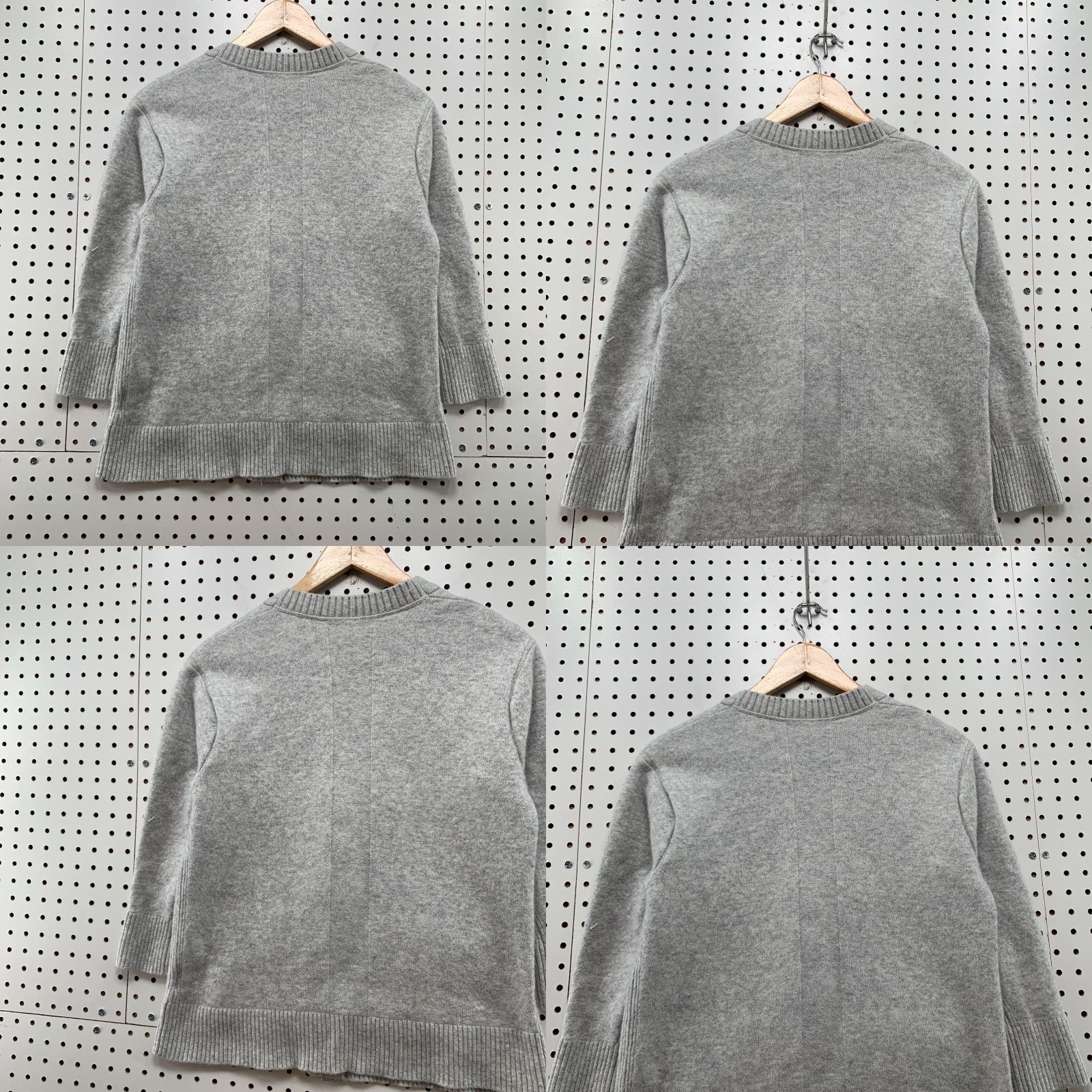 Club Monaco VINTAGE Club Monaco Wool Blend Cardigan Sweater Womens Small Gray Soft 18.5x25 Size S / US 4 / IT 40 - 10 Thumbnail