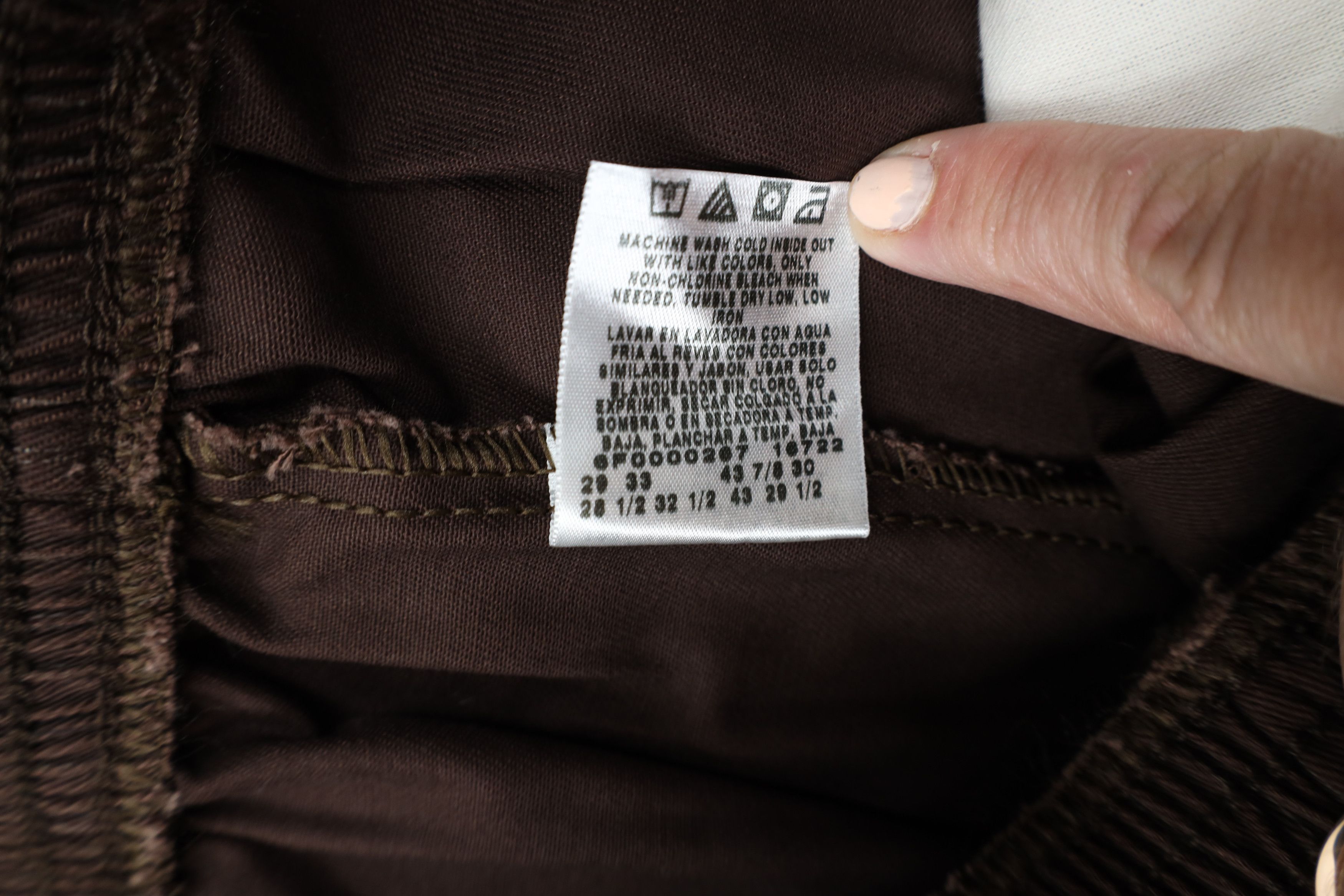 Vintage Vintage 90s Streetwear Tapered Leg Pants Brown Cotton Size 40" / US 18 - 9 Thumbnail
