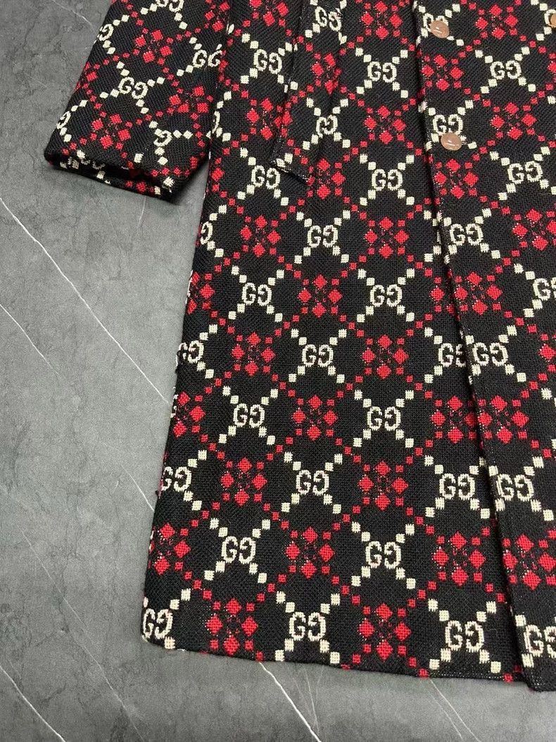 Gucci GUCCI Logo Coat 100% Wool Size 50-2506 Size US M / EU 48-50 / 2 - 3 Thumbnail