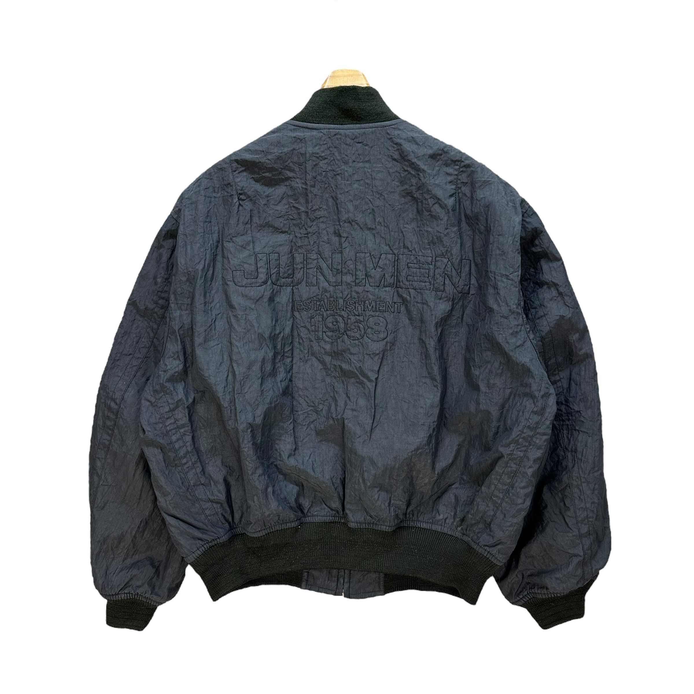 JUN MEN JUN MEN Back Big Logo Riot Bomber Jacket #A49-1137 Size US M / EU 48-50 / 2 - 1 Thumbnail