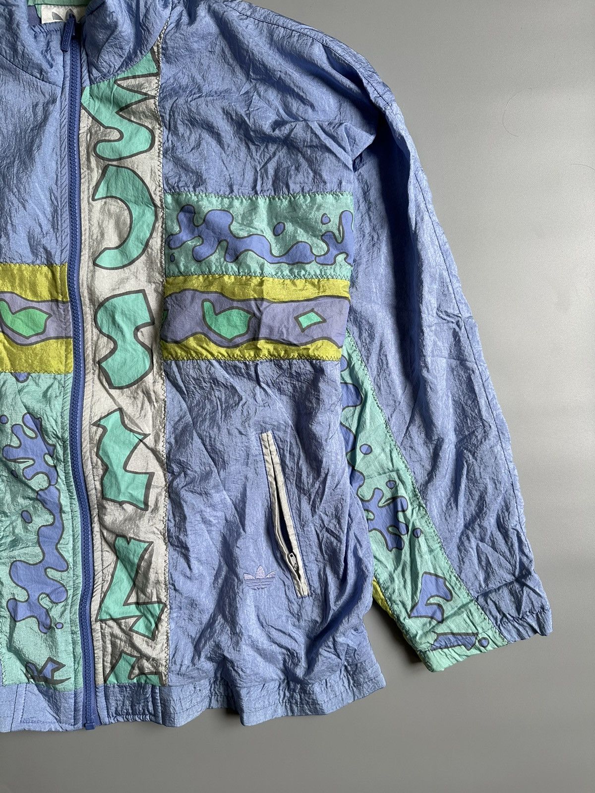 Adidas Vintage 80s Adidas Nylon Tracksuit Jacket Pants Size M Size US M / EU 48-50 / 2 - 4 Thumbnail