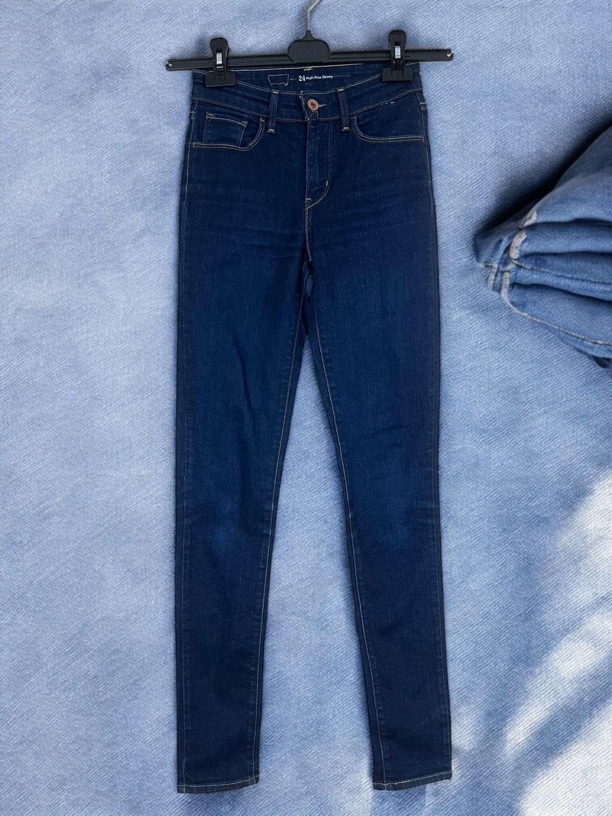 Levi's Levi’s High Rise Skinny Navy Jeans size W24 Size 24" / US 00 / IT 34 - 1 Thumbnail