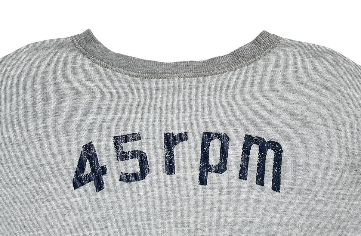 45rpm × Japanese Brand Rare Vintage Japanese Brand 45rpm Big Logo Sweatshirt 1990s Size US M / EU 48-50 / 2 - 3 Thumbnail