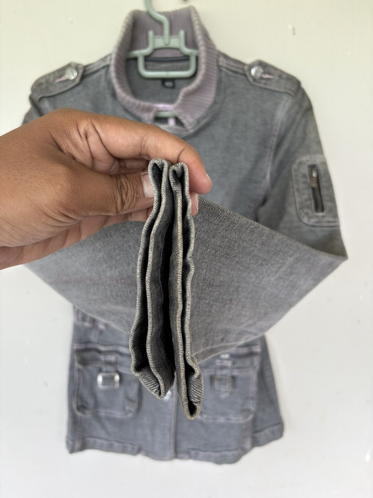 Vintage Vintage Golding Grey Military Style Belted Utility Jacket Size US M / EU 48-50 / 2 - 6 Thumbnail