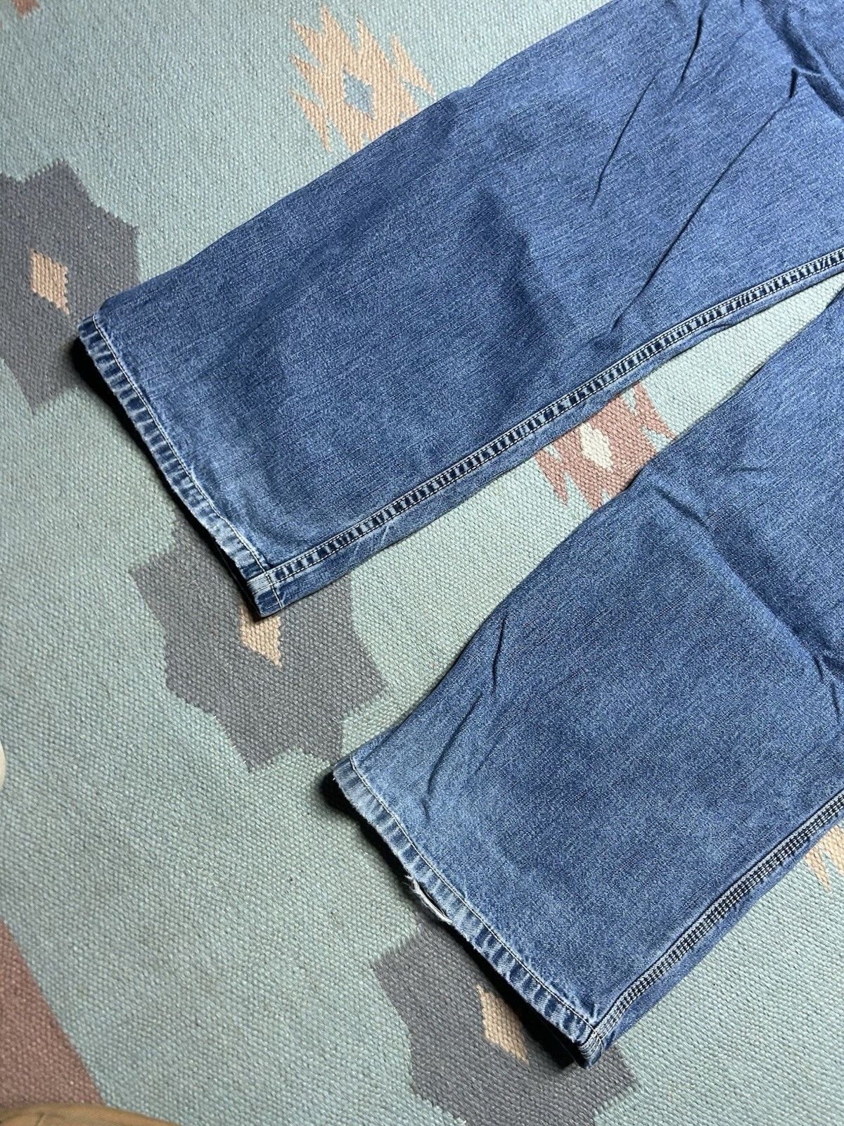 Vintage Vtg Levi’s carpenter jeans workwear skater baggy wide 33x31 Size US 33 - 2 Thumbnail