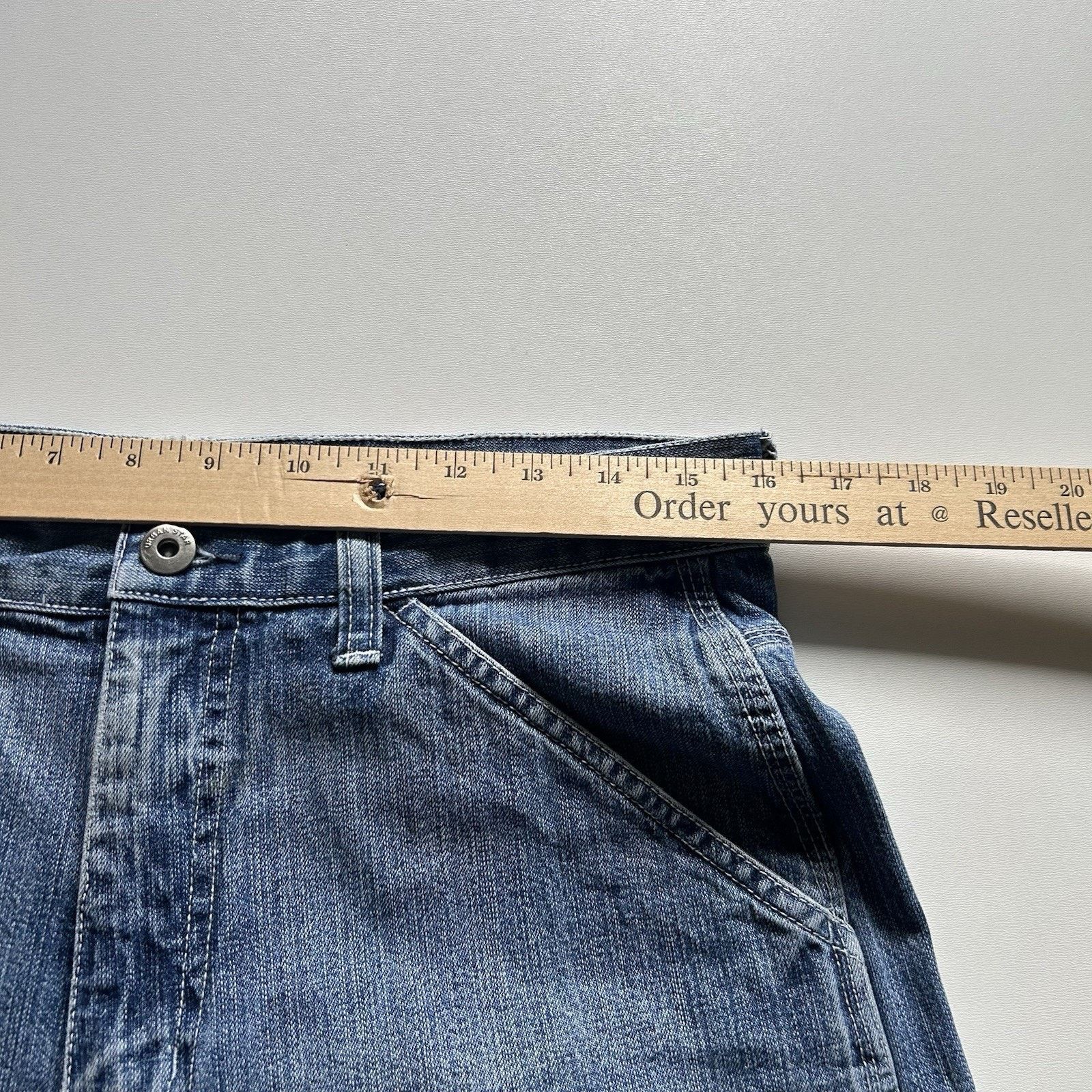 Vintage Vintage Y2K Jean Shorts Jorts Size 32 Blue Denim Carpenter Size US 32 / EU 48 - 5 Thumbnail